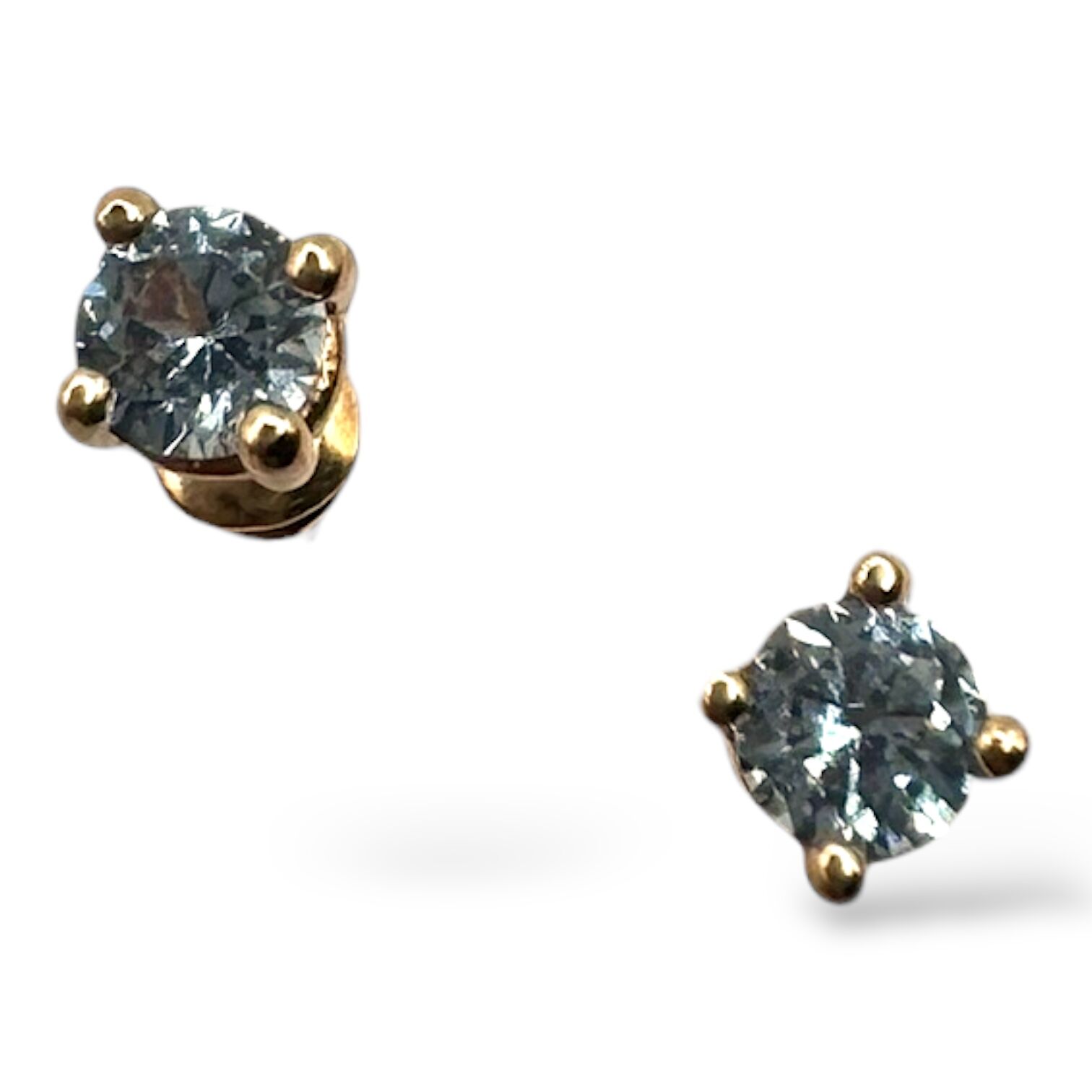 Золоті сережки з фіанітами