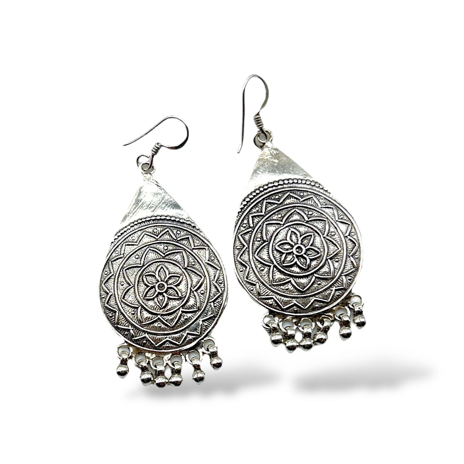 Срібні сережки