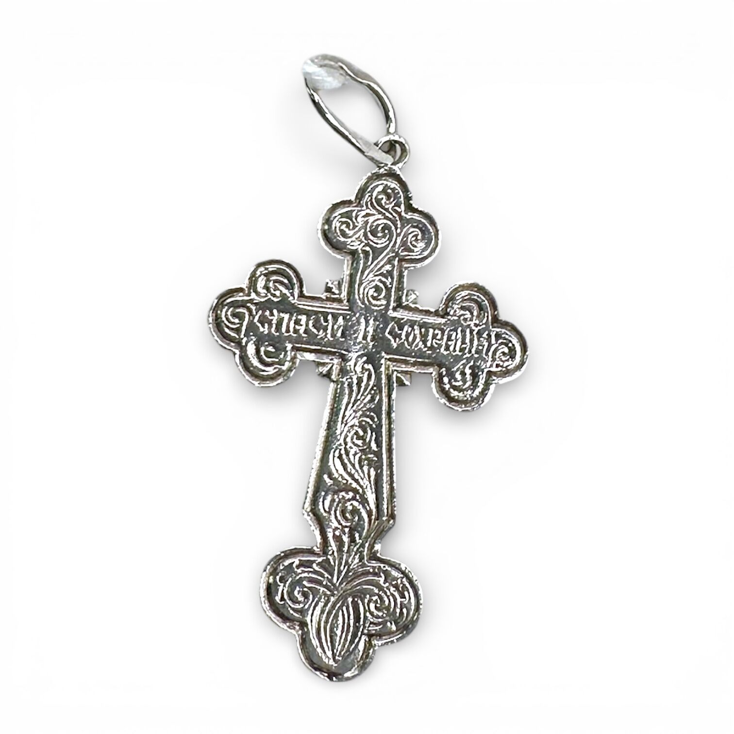 Срібна підвіска без вставок