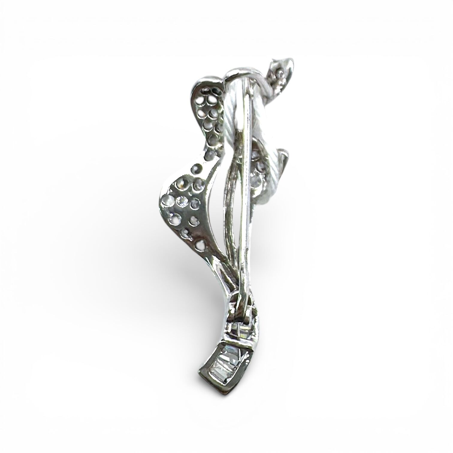 Серебряная подвеска с фианитами