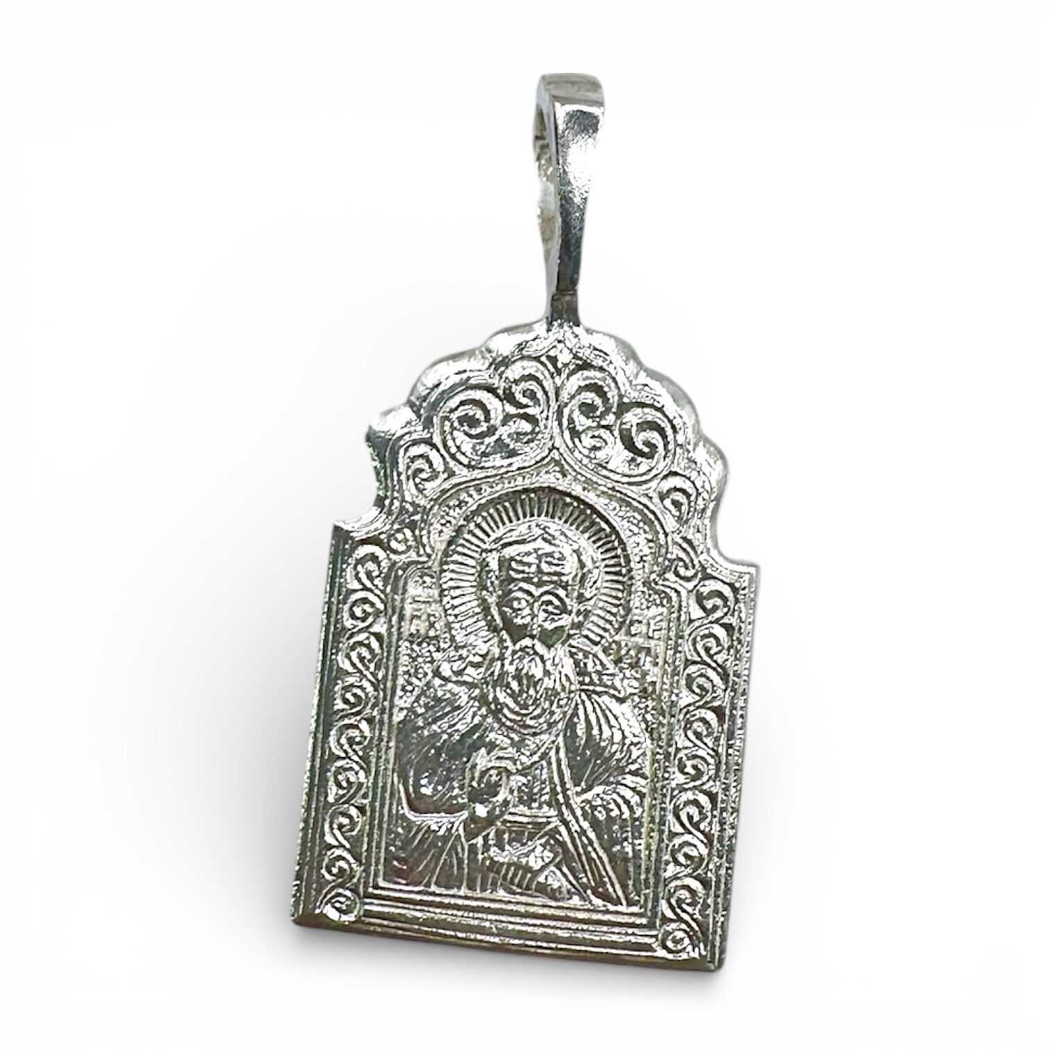 Серебряная подвеска без вставок