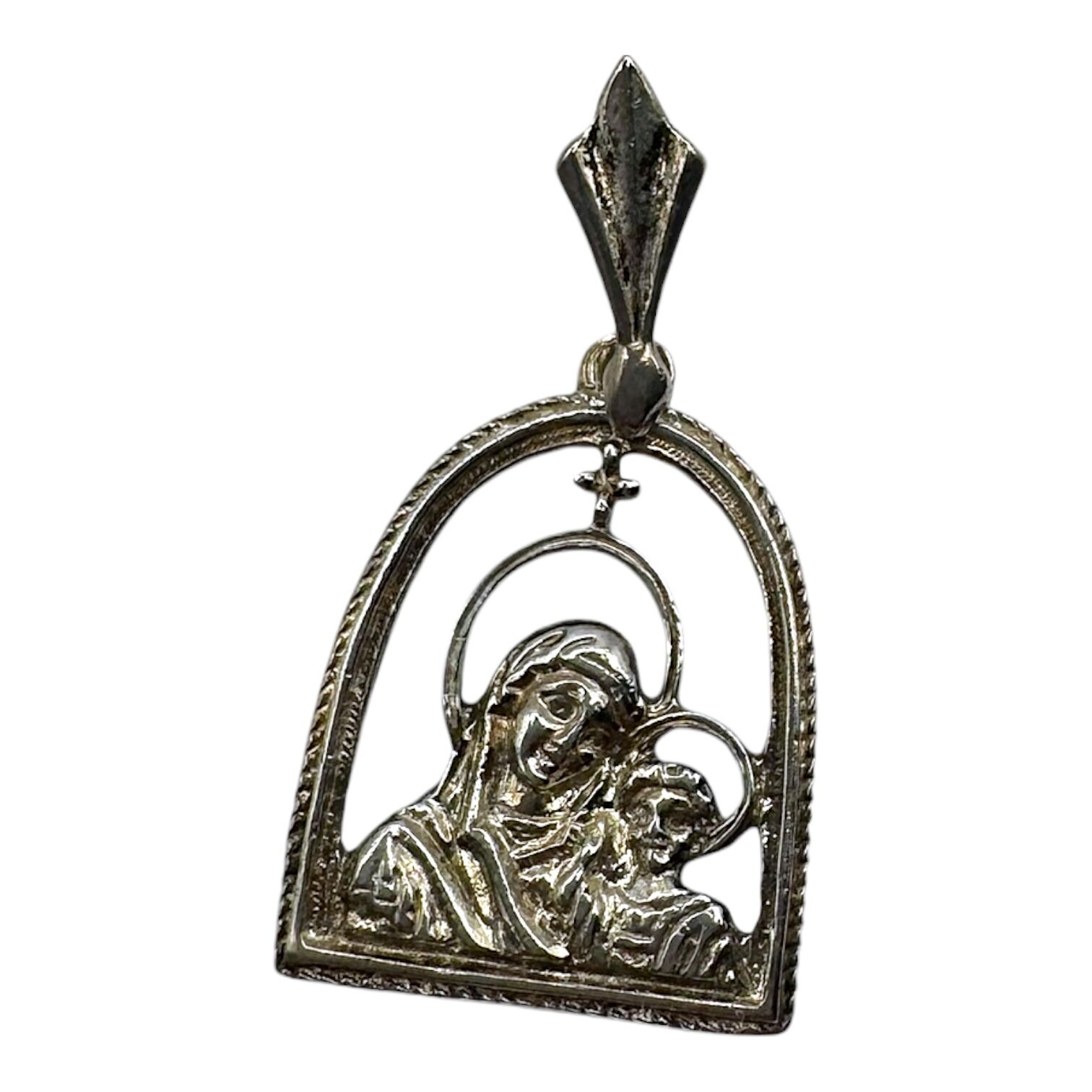 Срібна підвіска без вставок