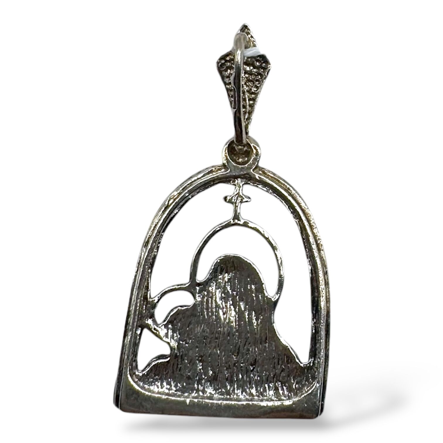 Срібна підвіска без вставок