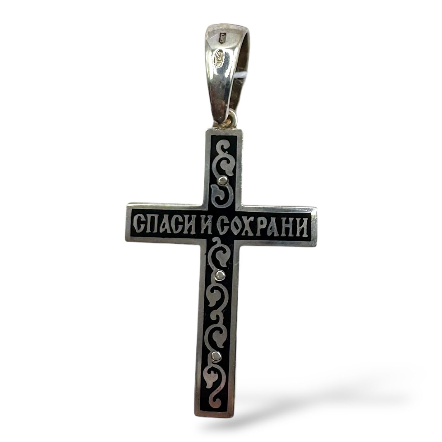 Срібна підвіска без вставок