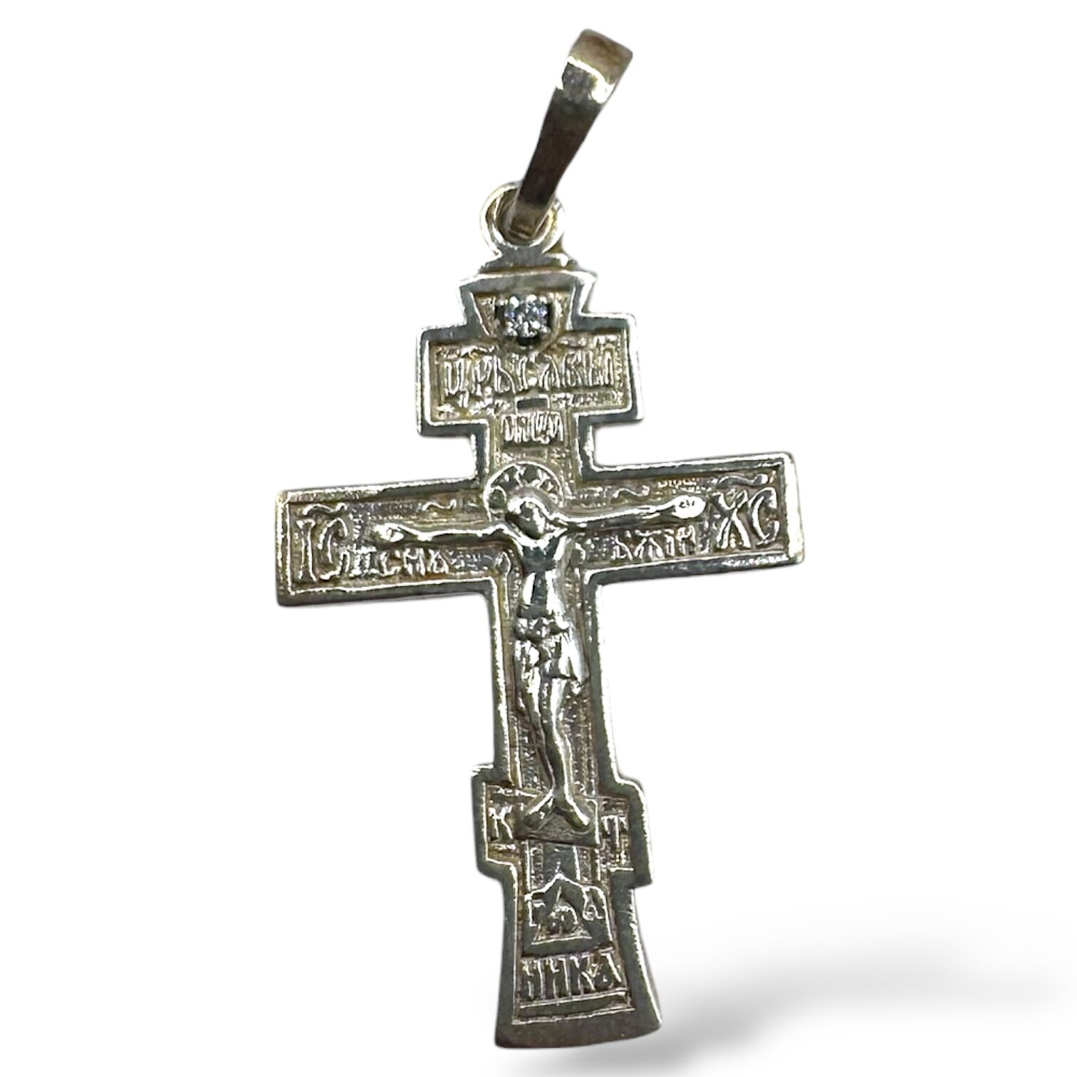 Срібна підвіска без вставок