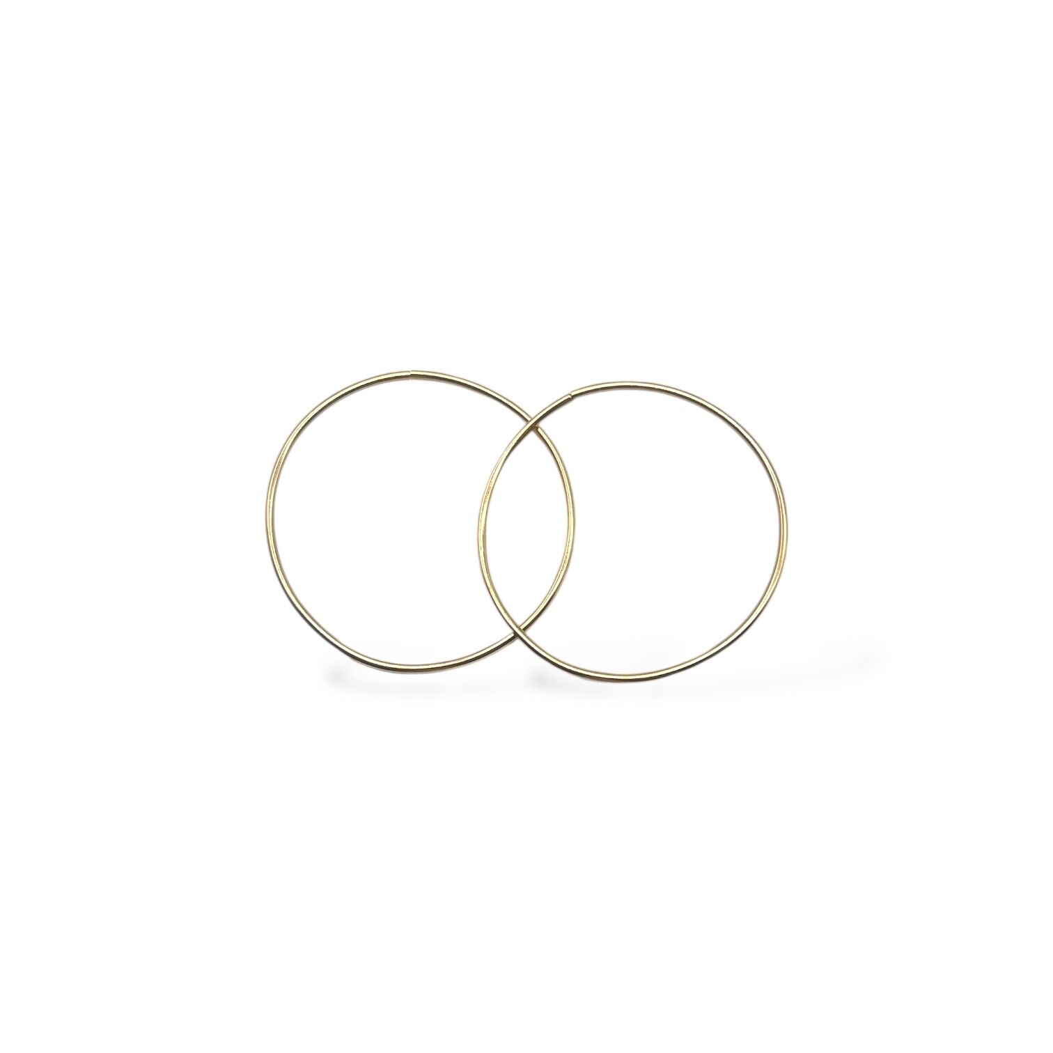 Золоті сережки без вставки