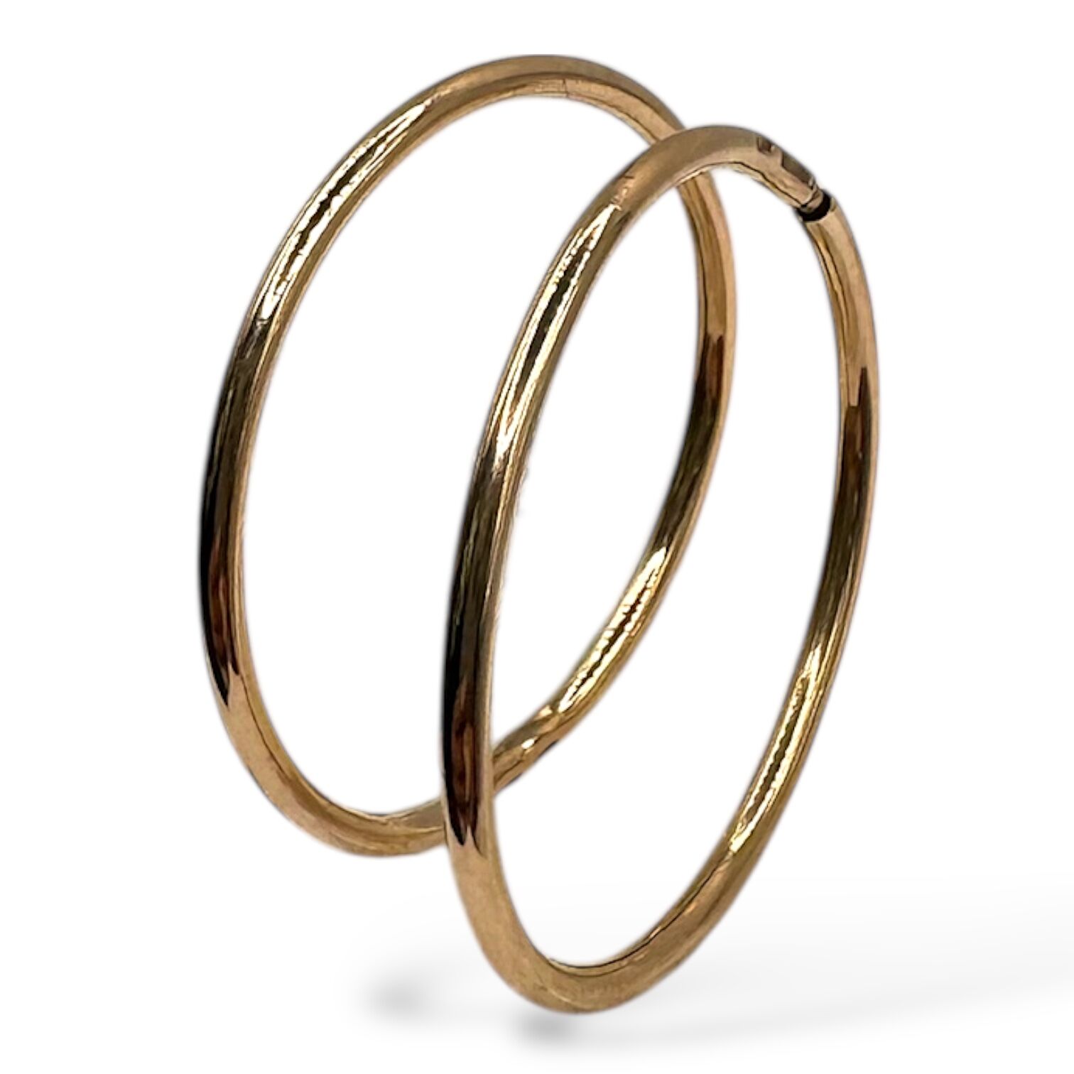 Золоті сережки без вставки