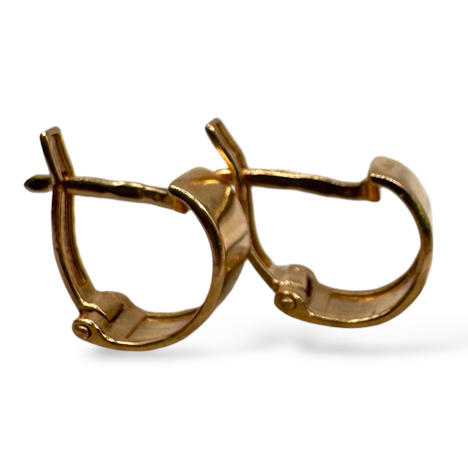 Золоті сережки без вставки