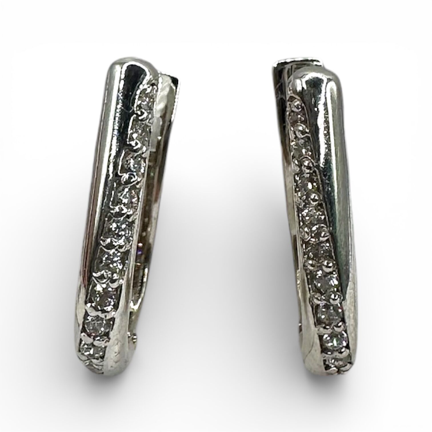 Золотые серьги с фианитами