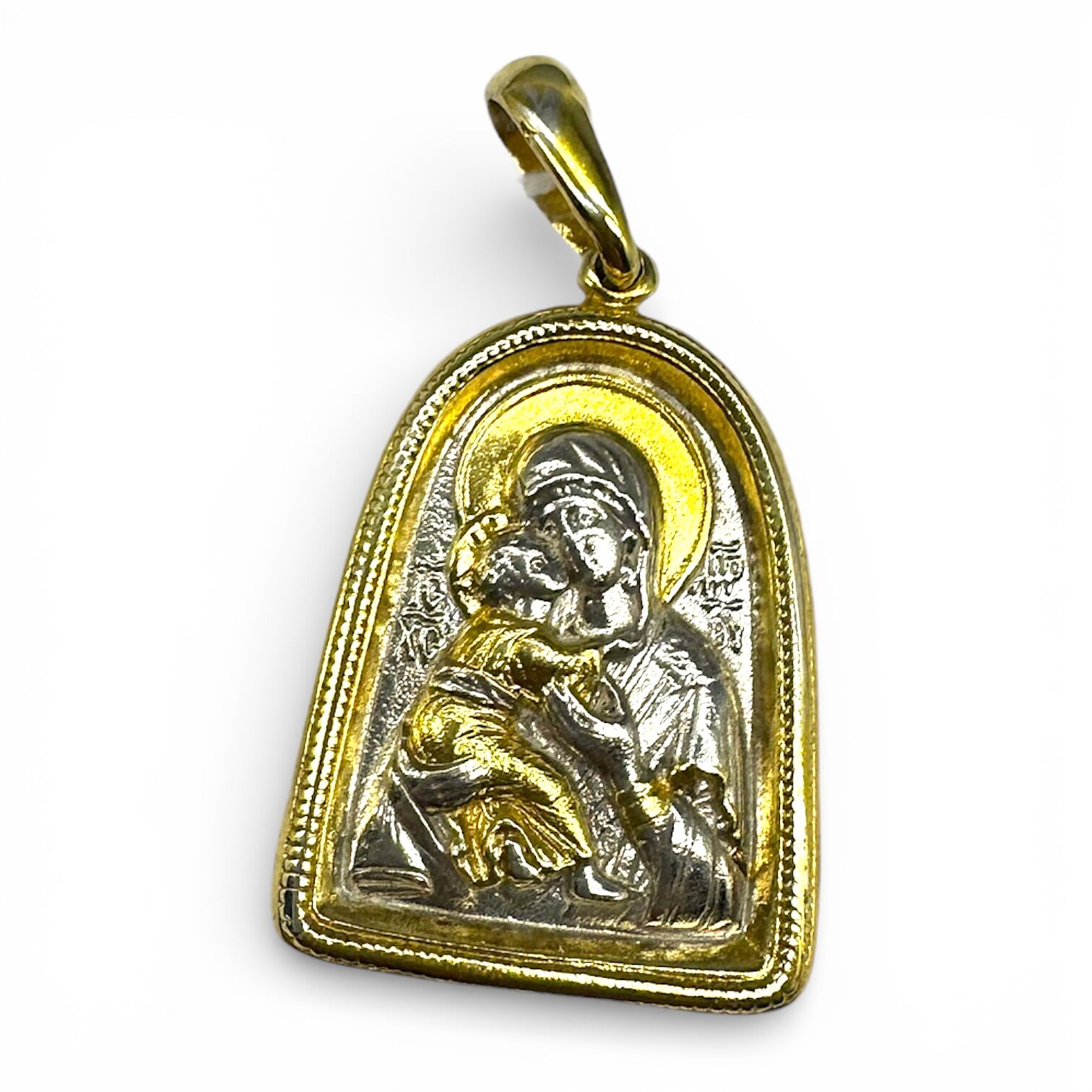 Серебряная подвеска без вставки