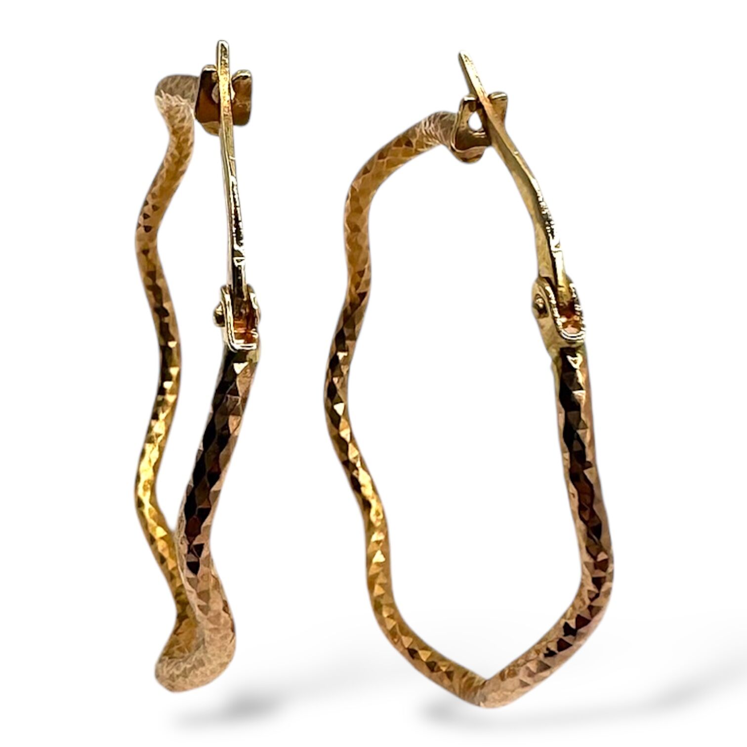 Золоті сережки без вставки