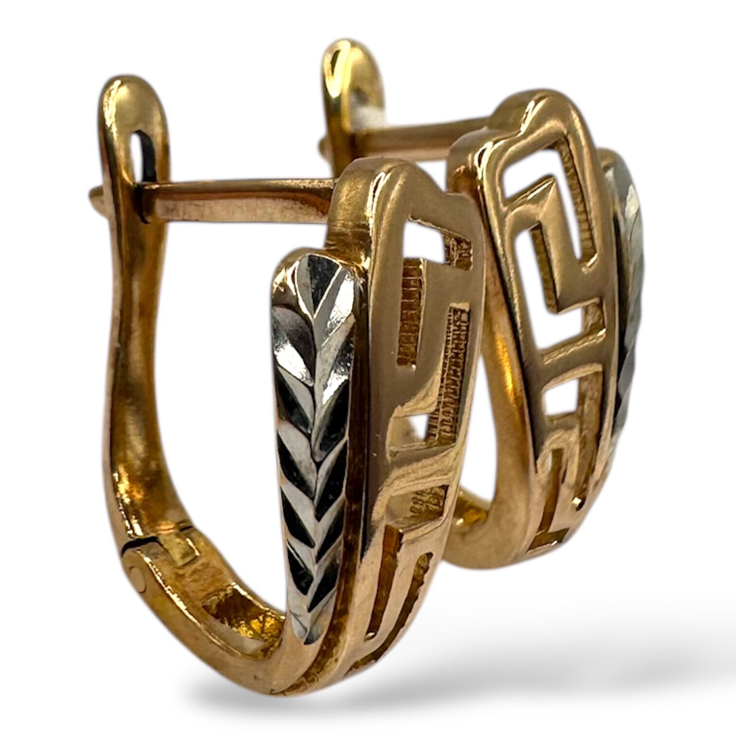 Золоті сережки без вставки