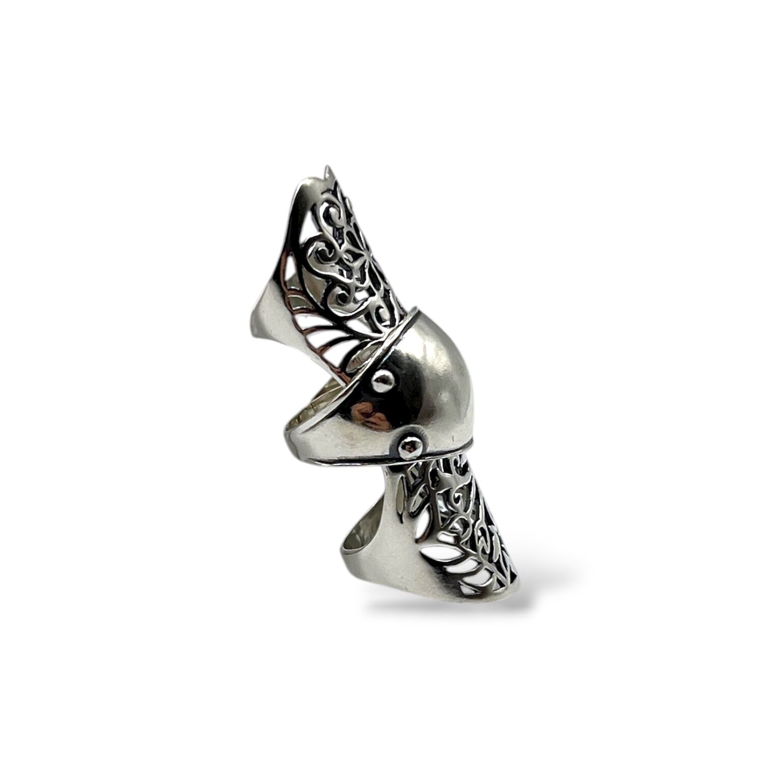 Срібна каблучка без вставки