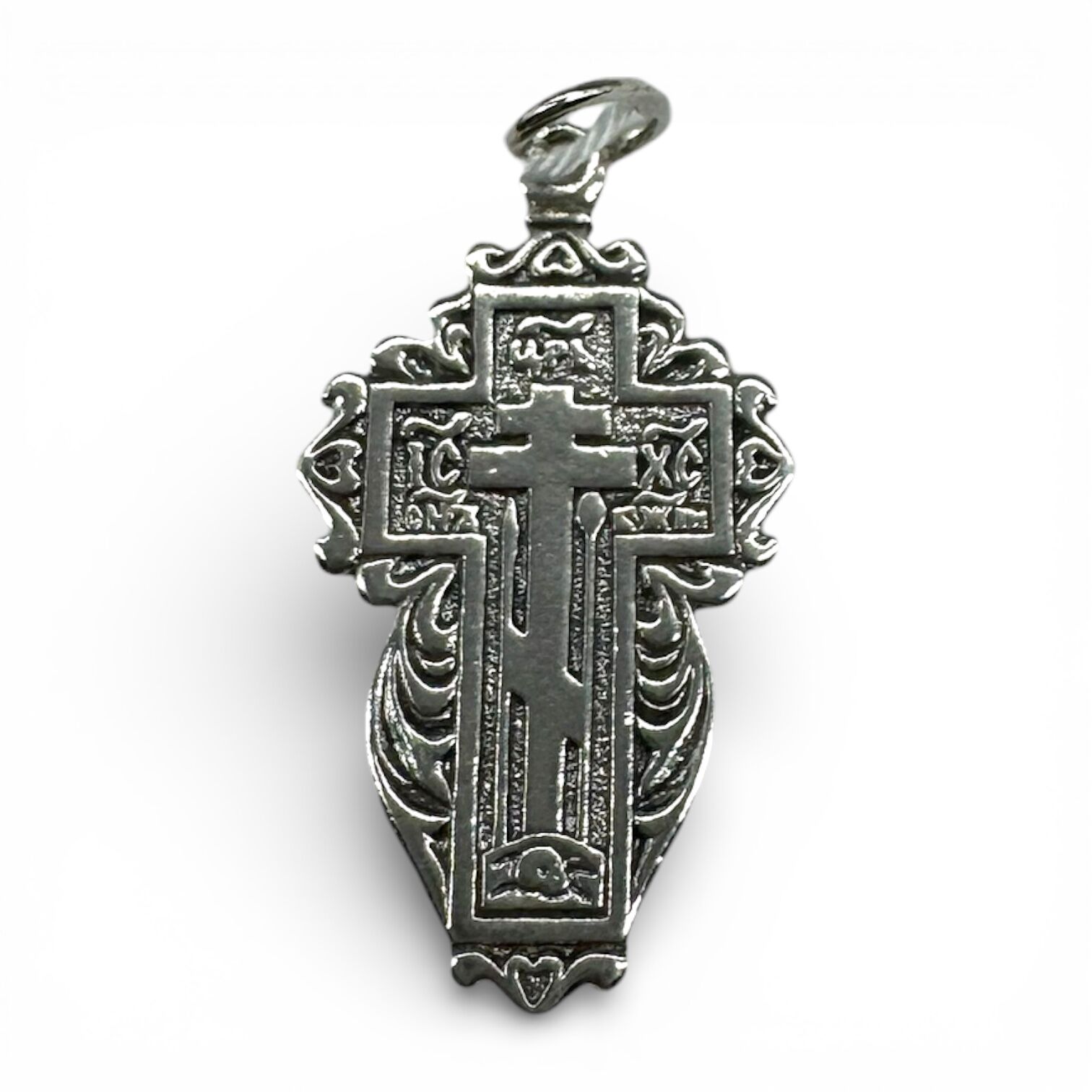 Срібна підвіска без вставки