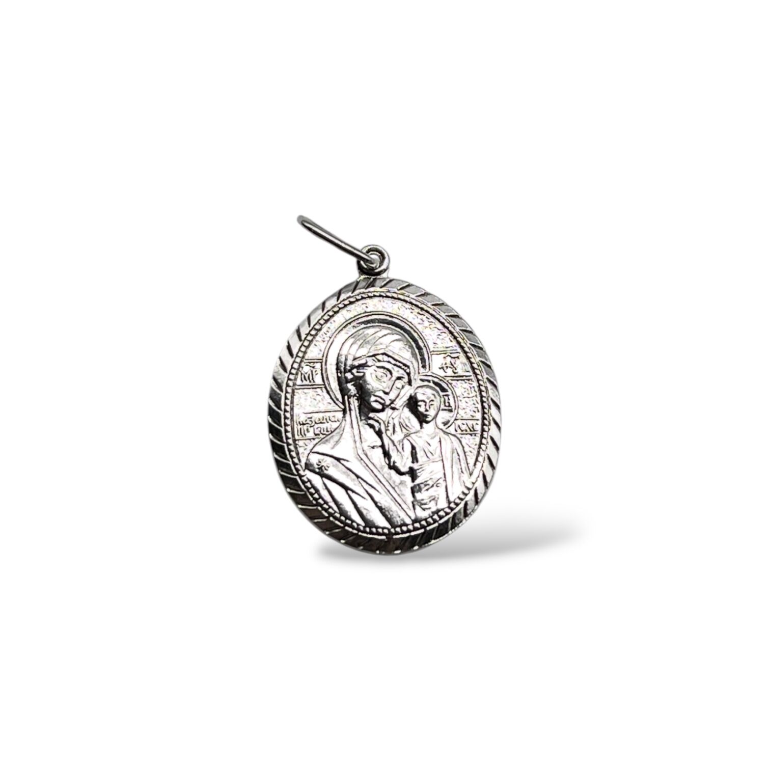 Срібна підвіска без вставки