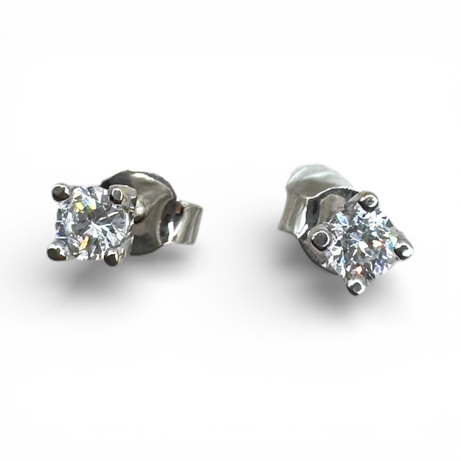 Золоті сережки з фіанітами