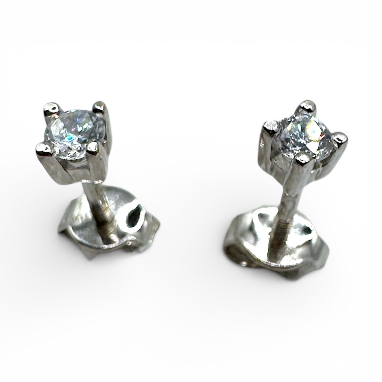 Золоті сережки з фіанітами