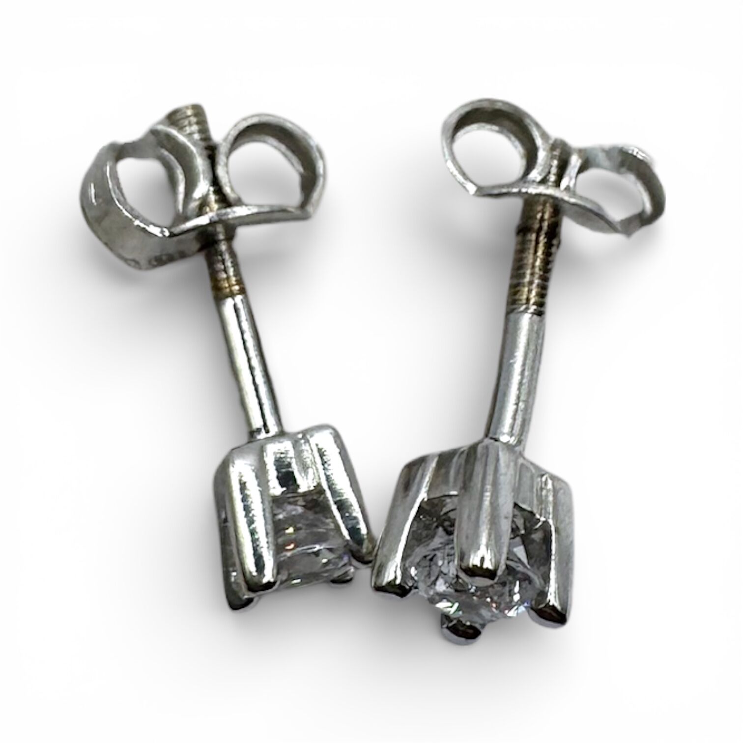 Золоті сережки з фіанітами