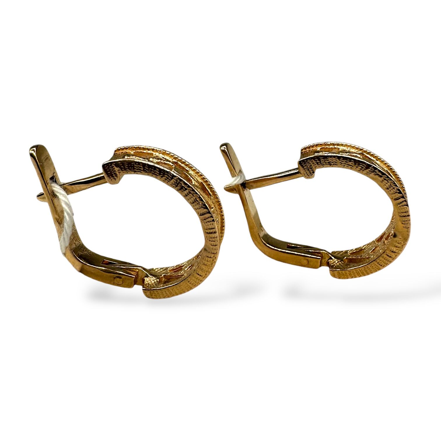 Золоті сережки без вставки