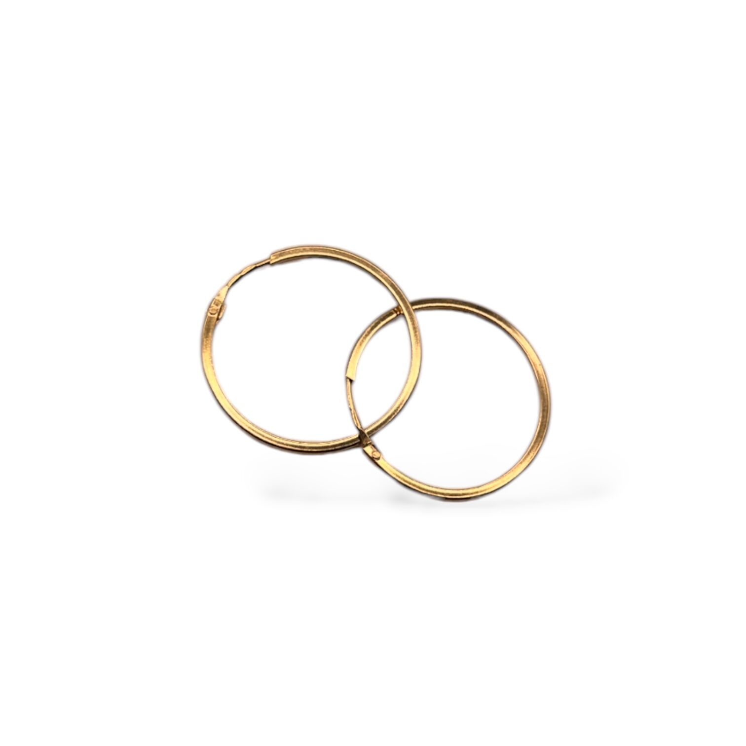 Золоті сережки без вставки