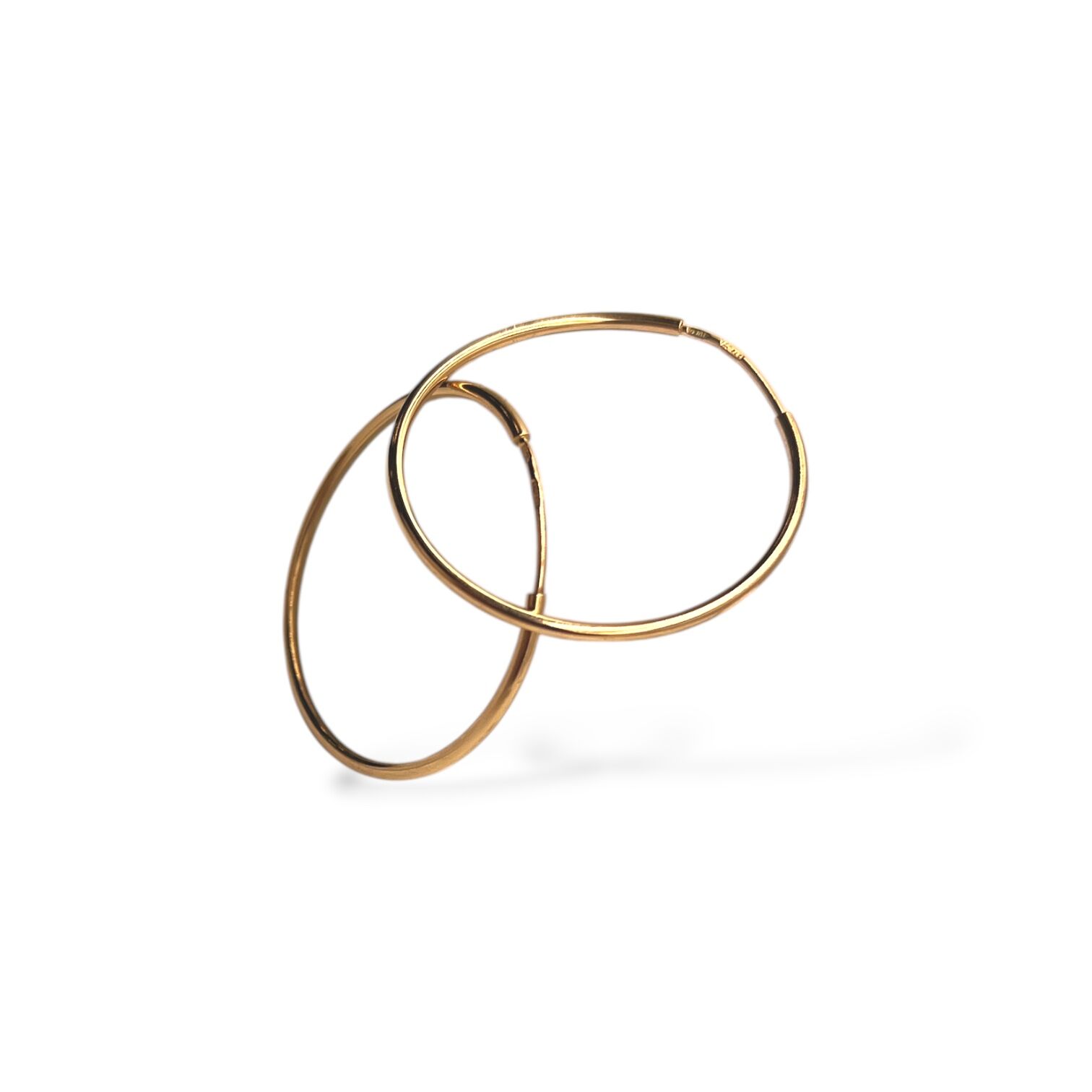 Золоті сережки без вставки