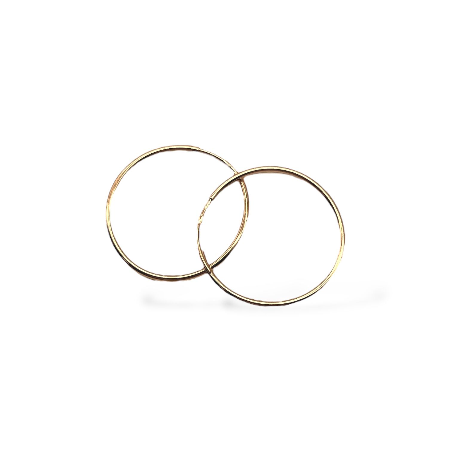 Золоті сережки без вставки