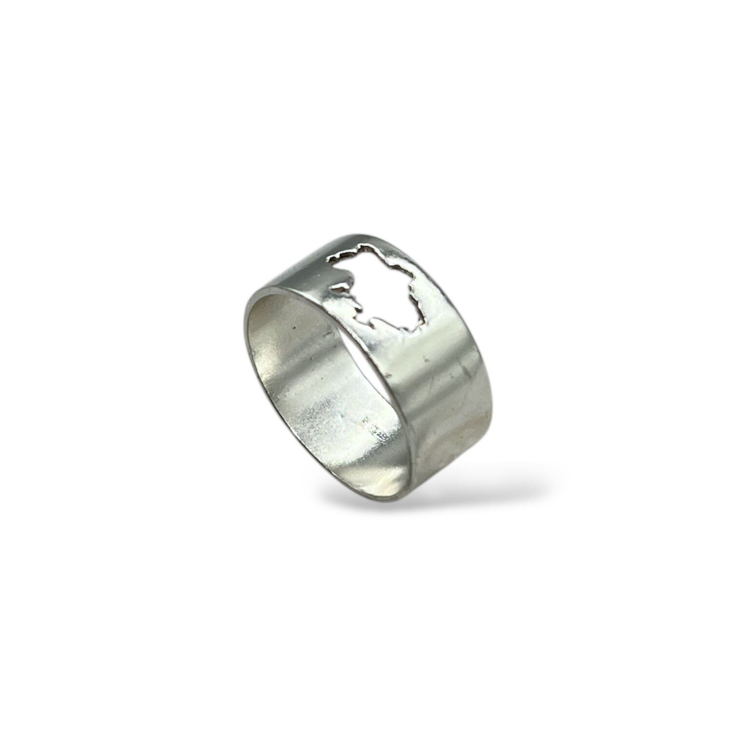 Срібна каблучка без вставки