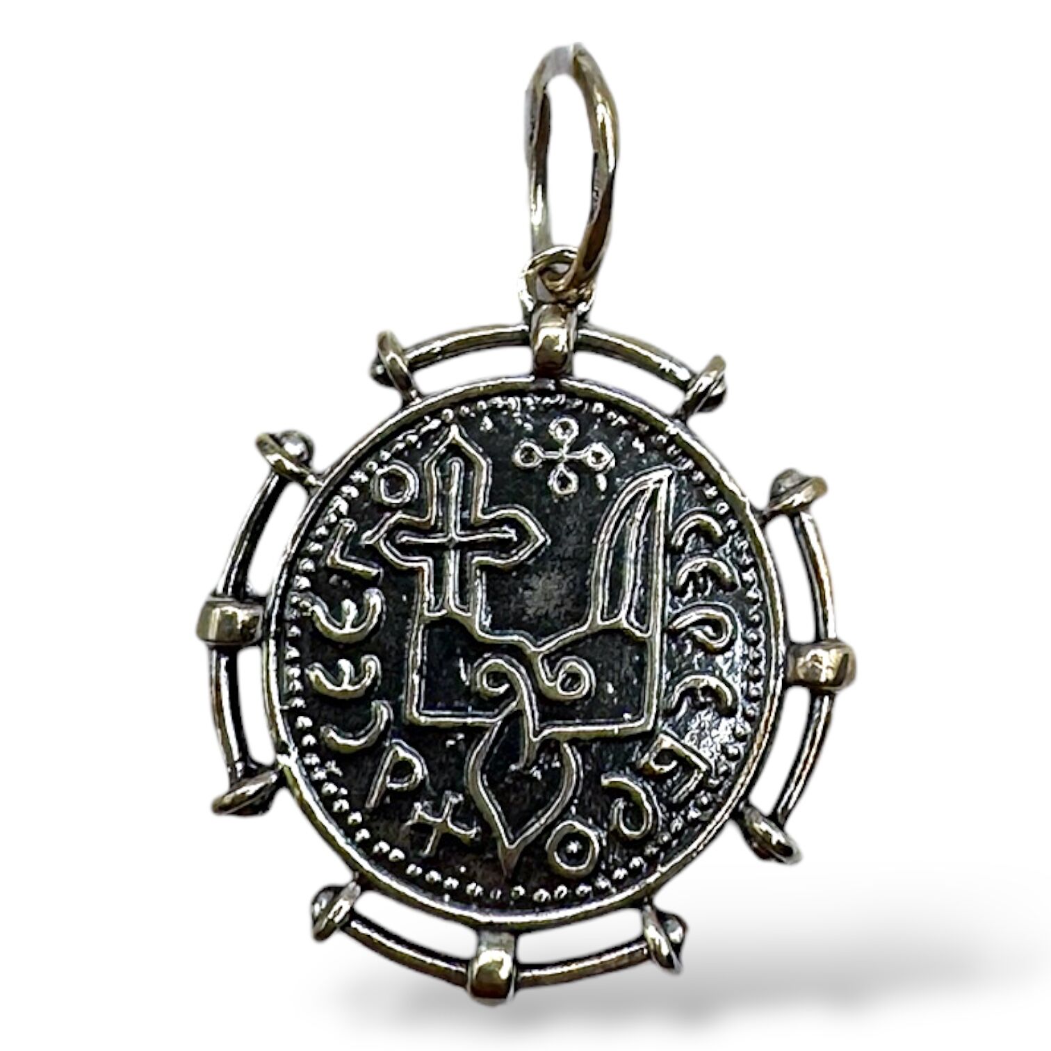 Срібна підвіска без вставки