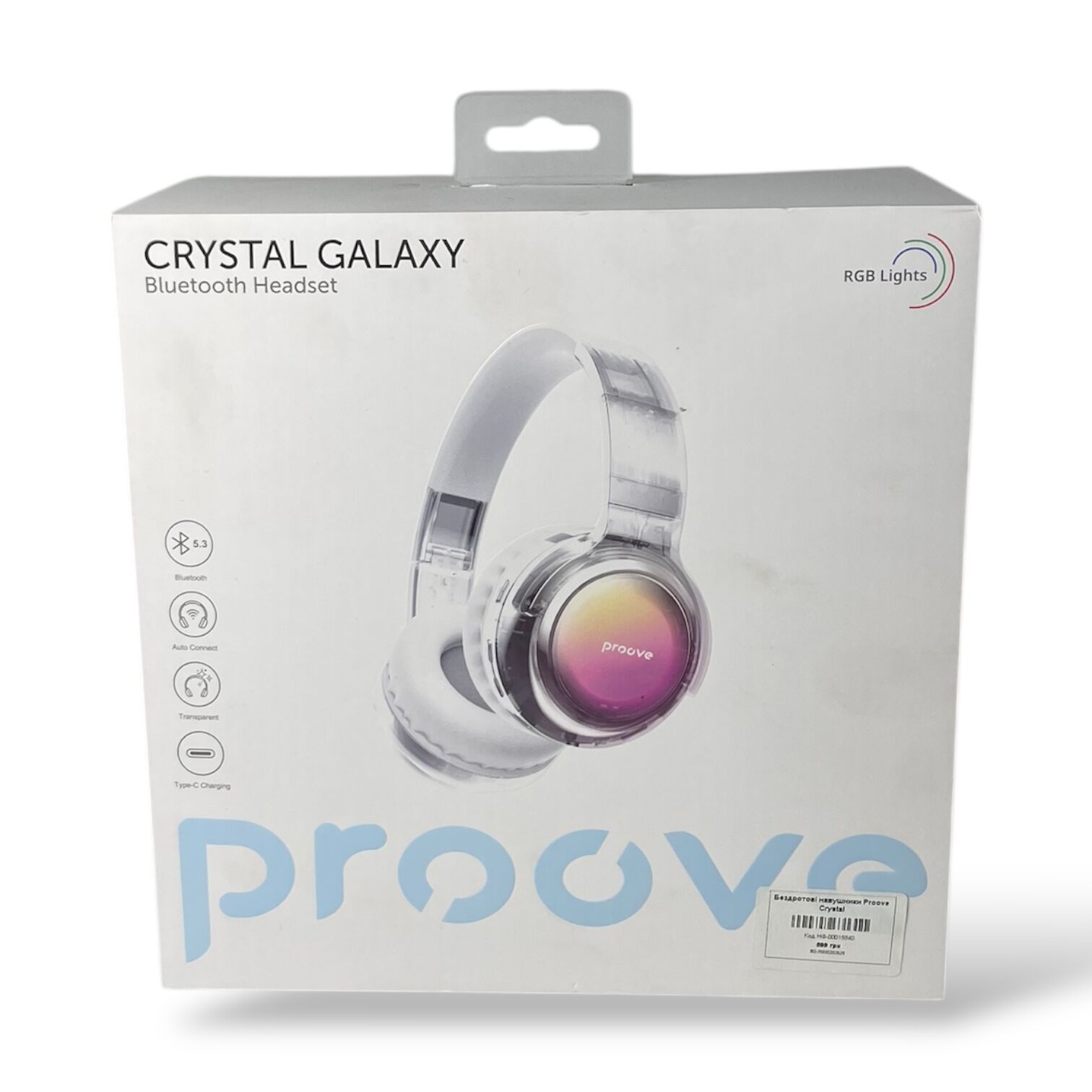 Бездротові навушники Proove Crystal