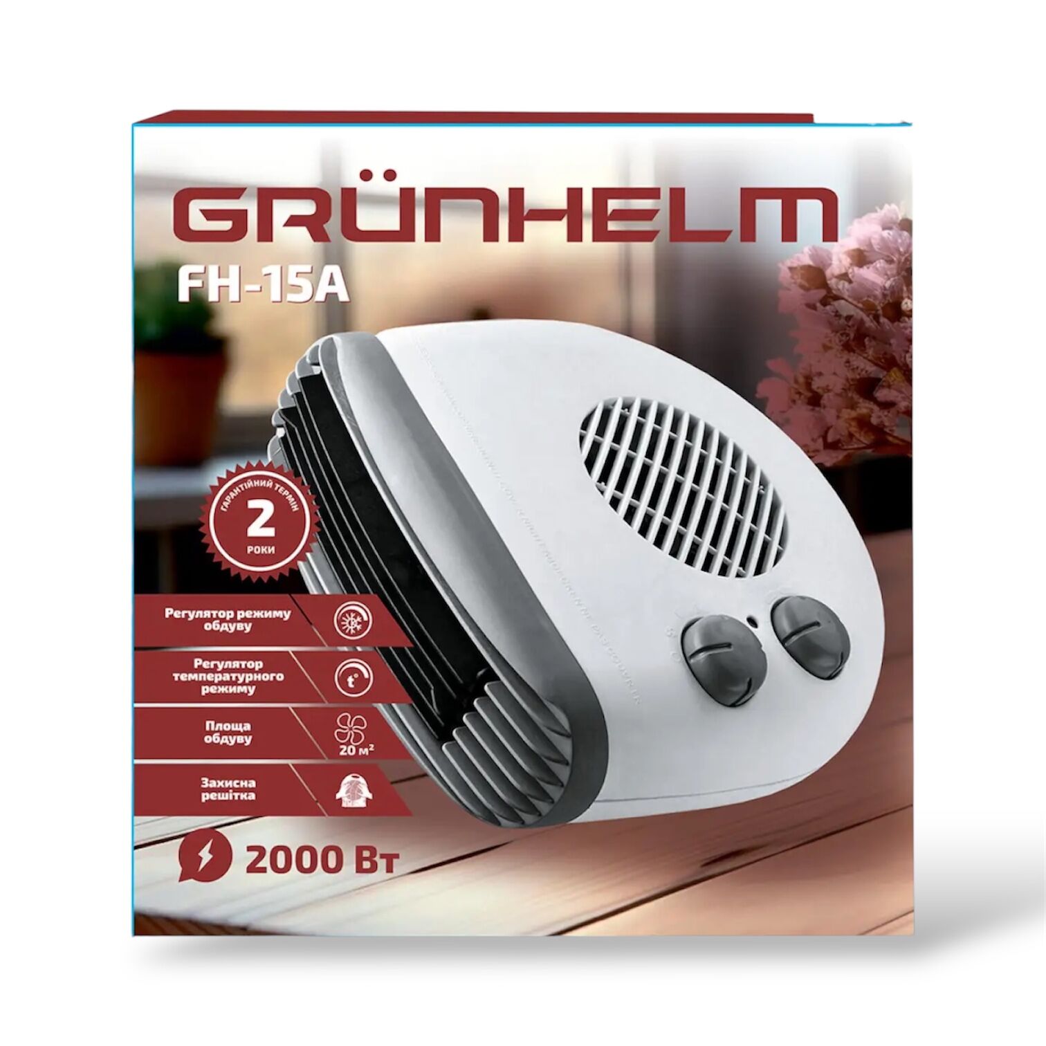 Тепловентилятор FH-15A 2000вт