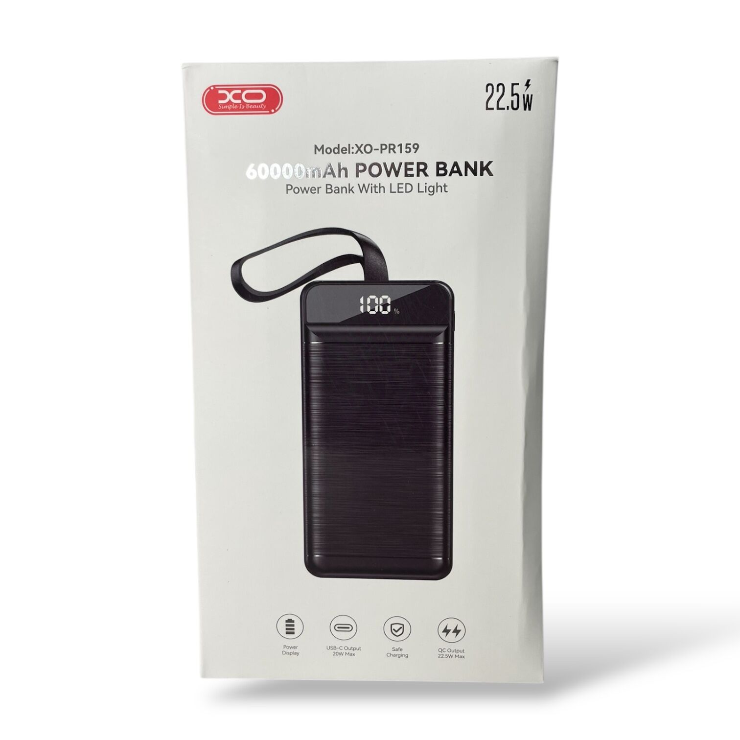 Павербанк XO PR159 Fast-charging 60000 mAh 3