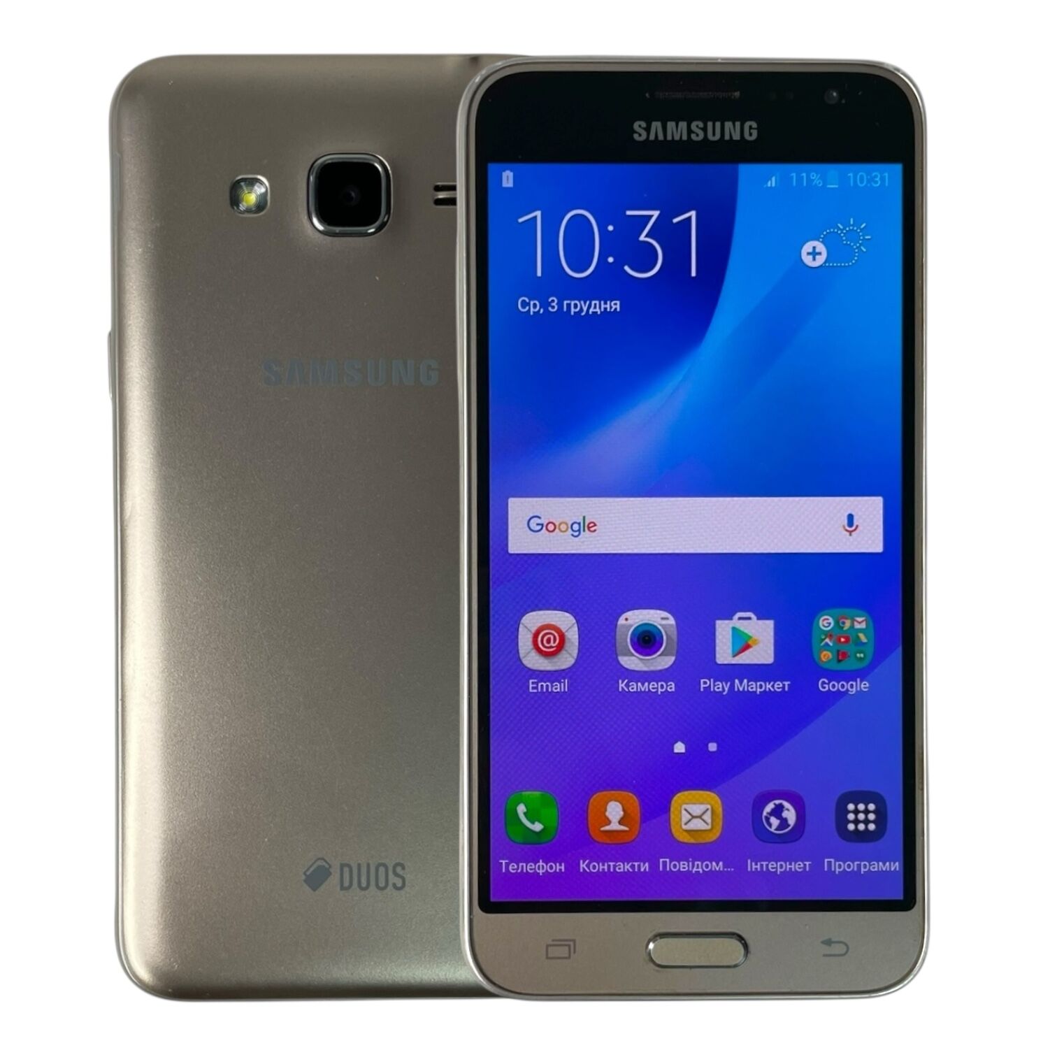 Телефон  Samsung J3 1.5/8gb