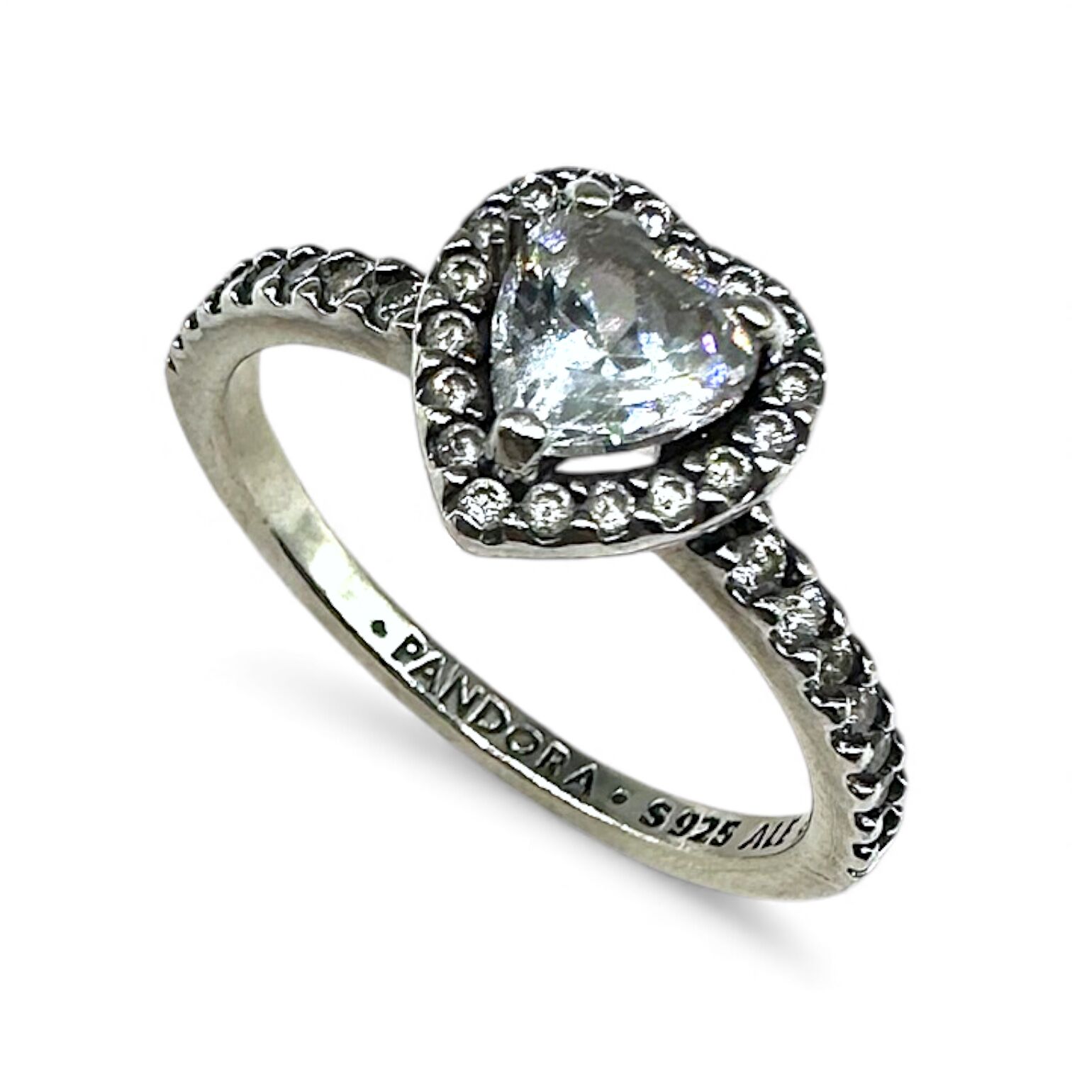 Срібна каблучка з цирконієм