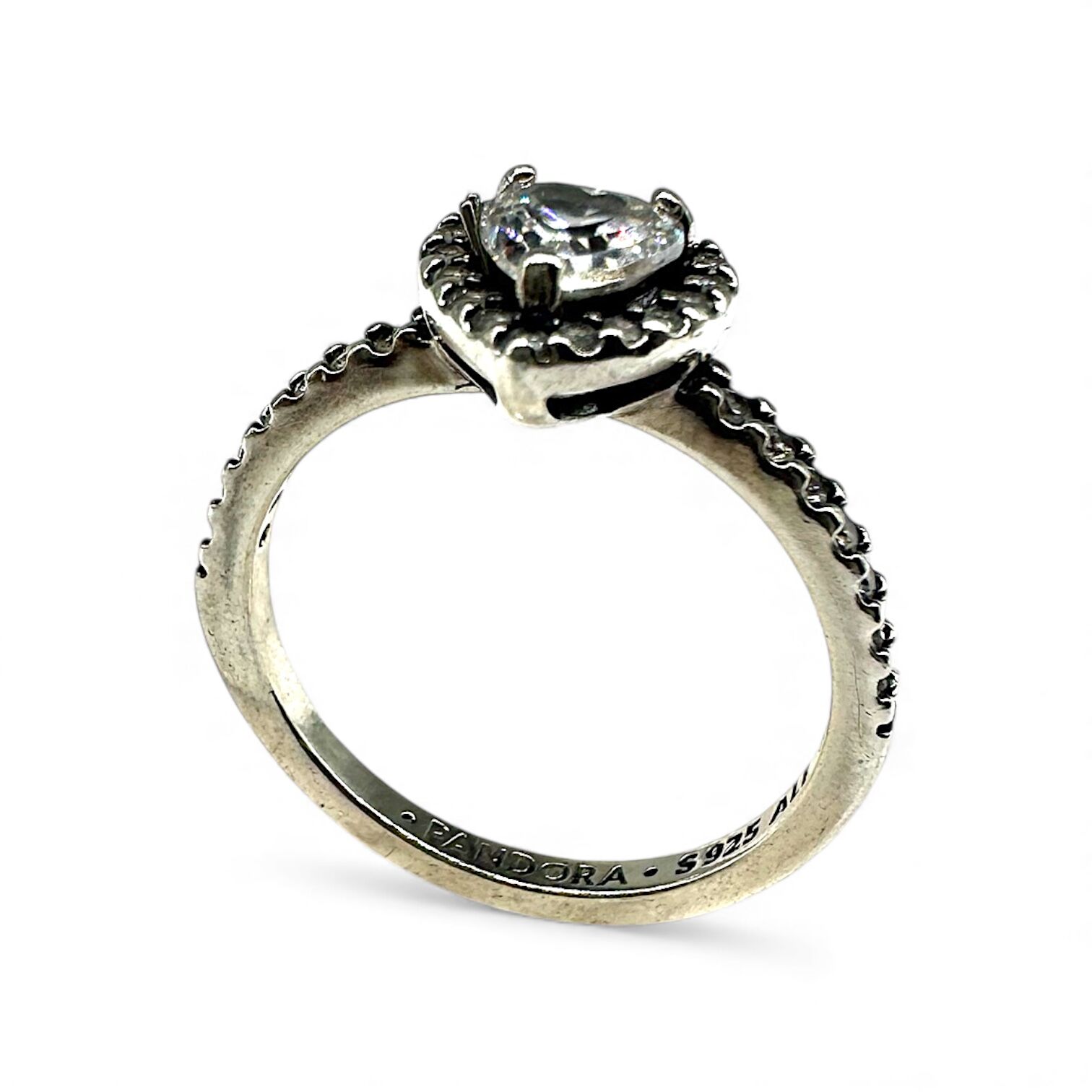 Срібна каблучка з цирконієм