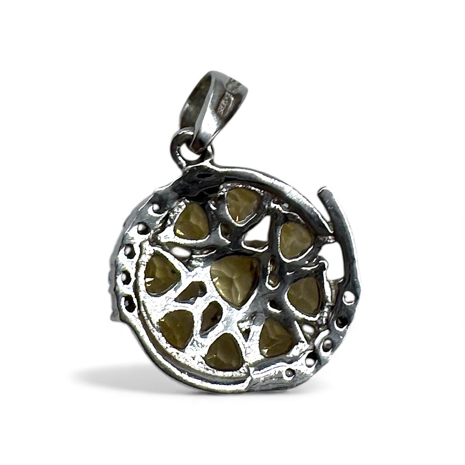 Срібна підвіска з цирконієм