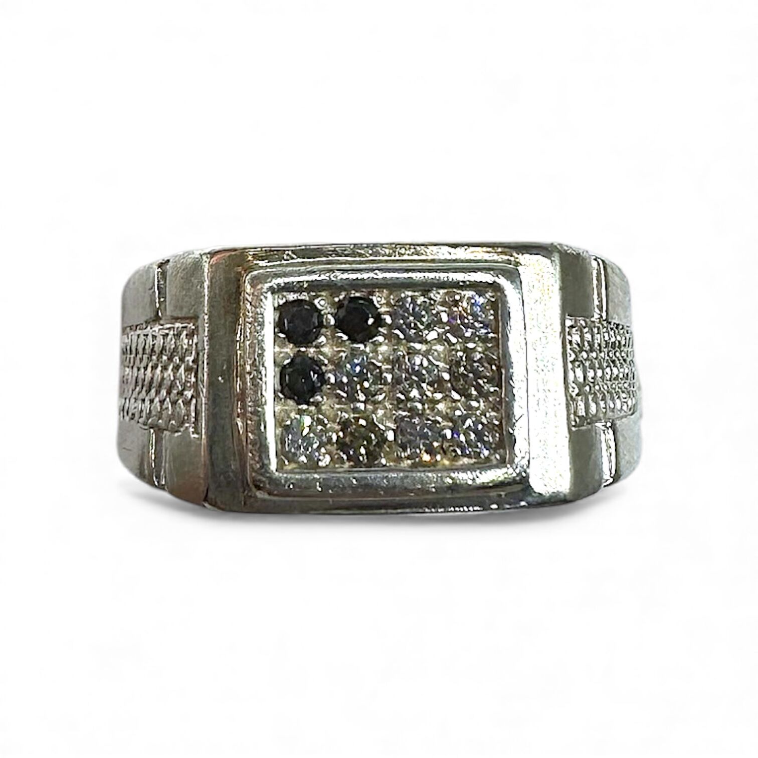 Срібна каблучка з цирконієм