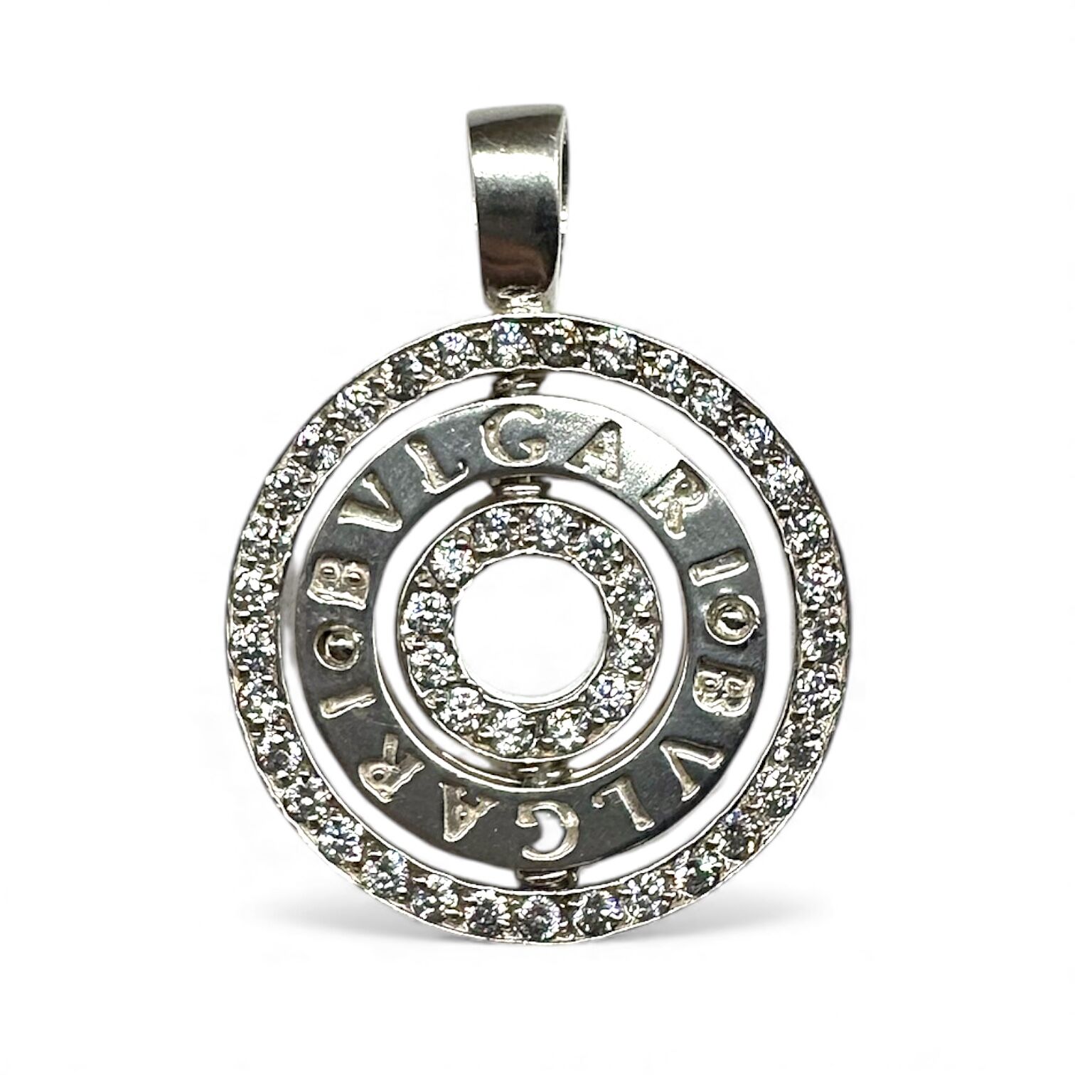 Срібна підвіска з фіанітами