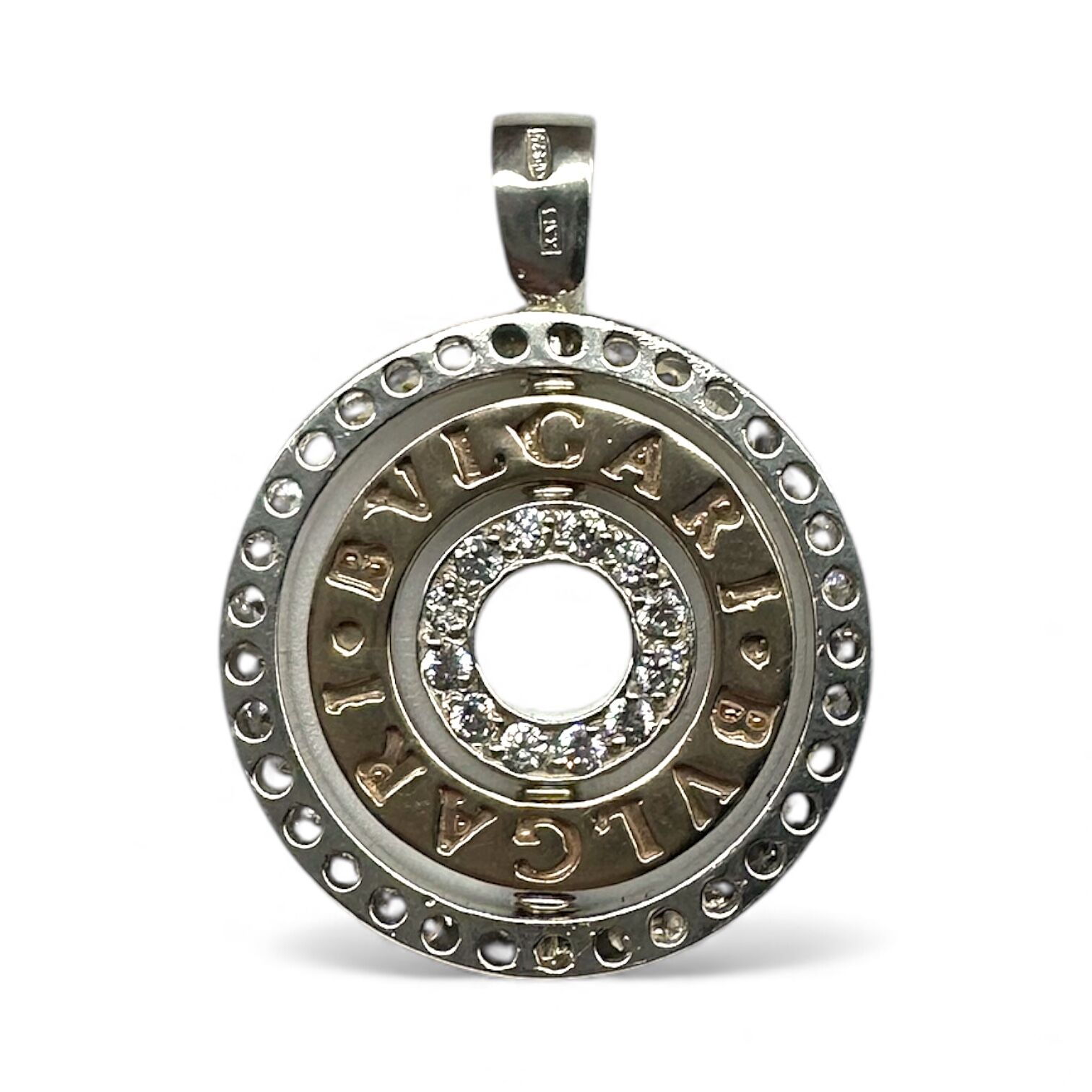 Срібна підвіска з фіанітами