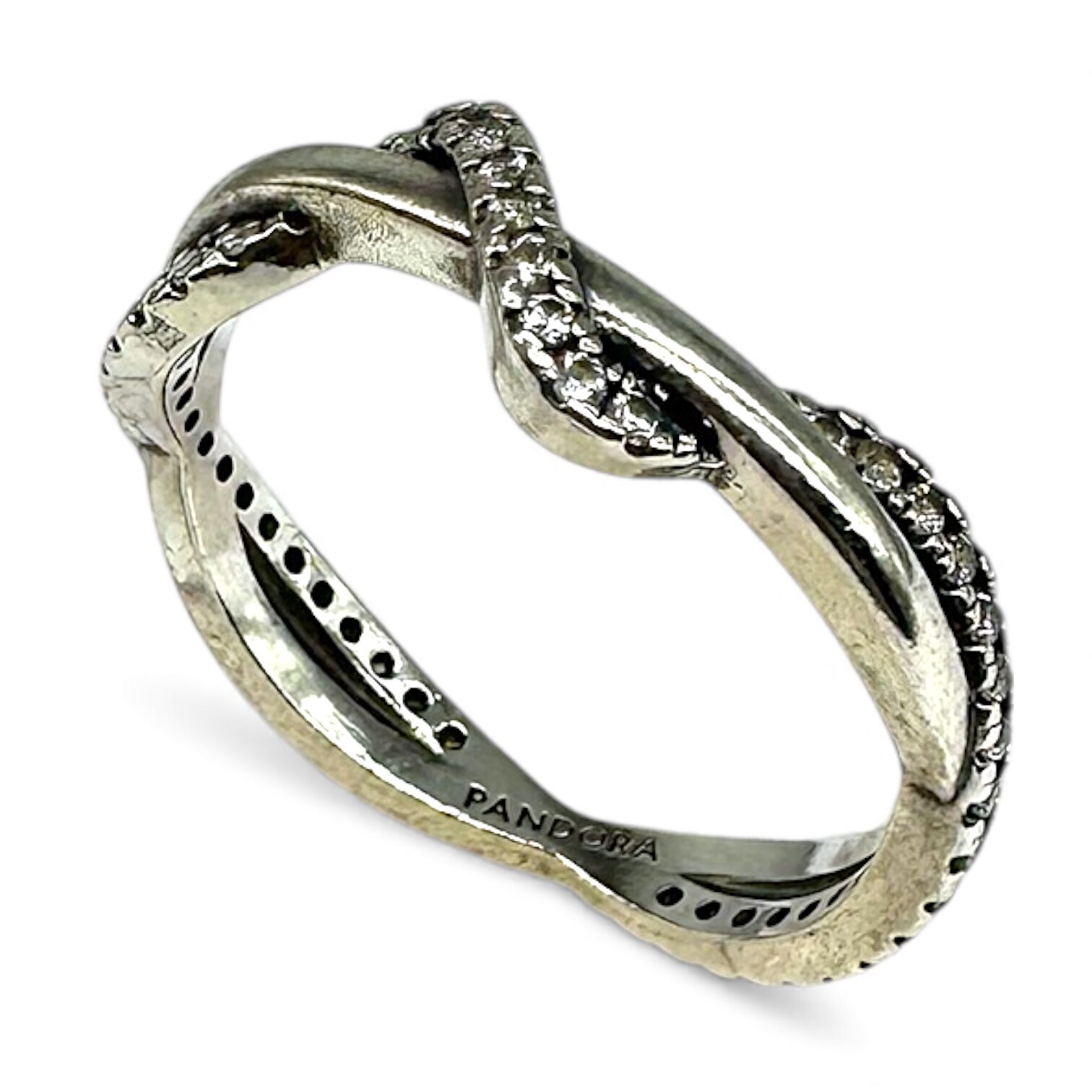 Срібна каблучка з цирконієм