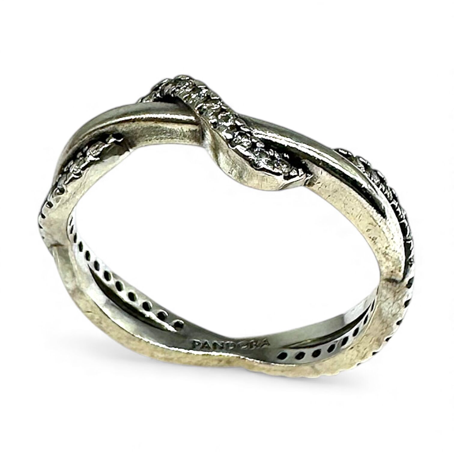 Срібна каблучка з цирконієм