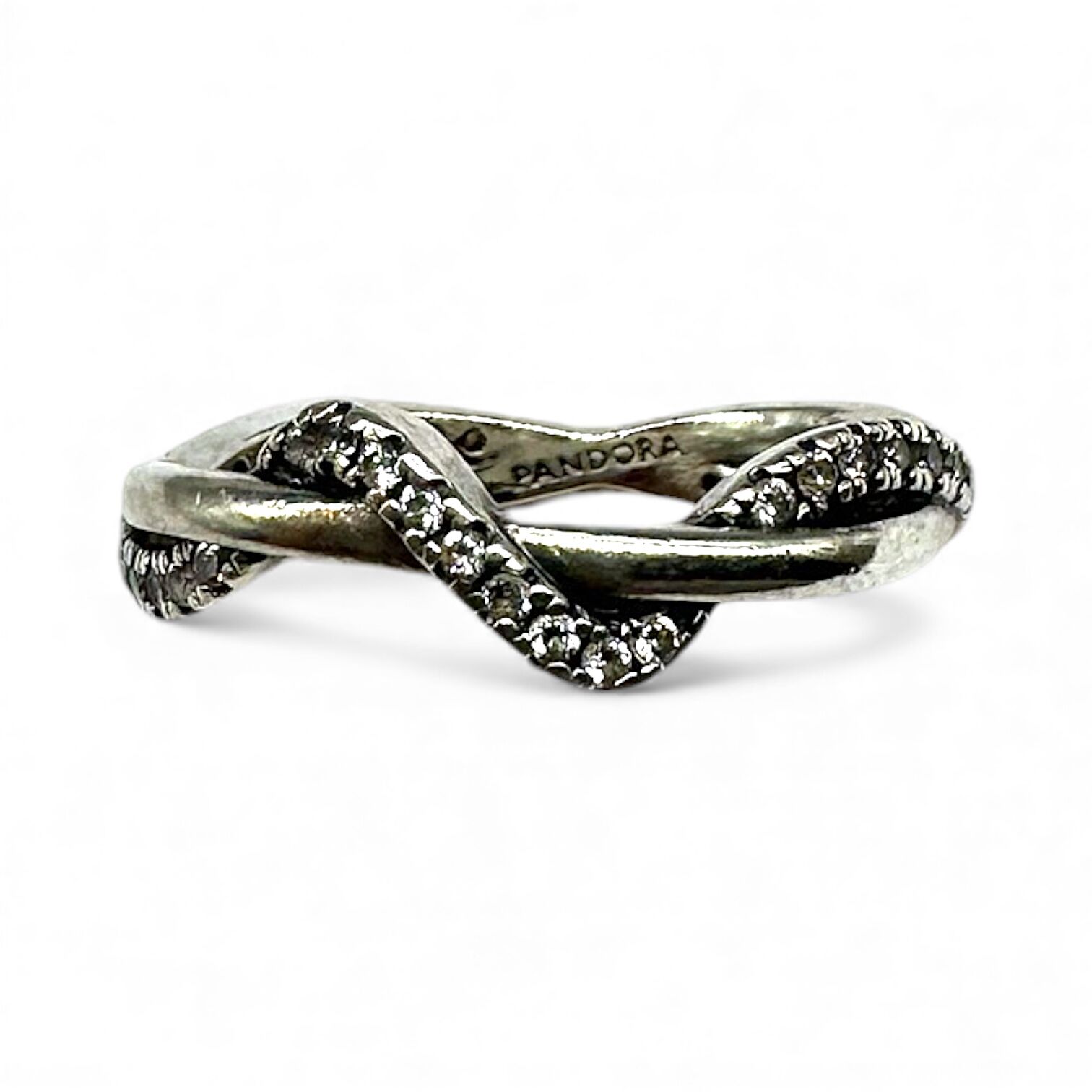 Срібна каблучка з цирконієм