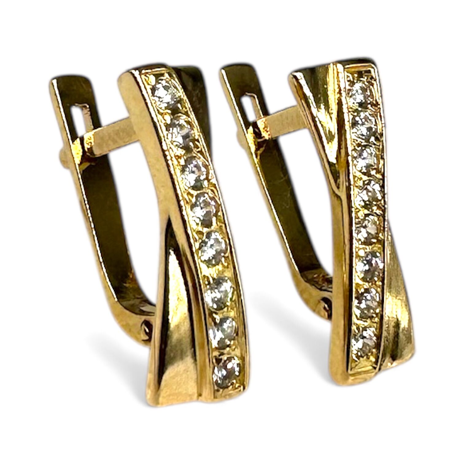 Золотые серьги