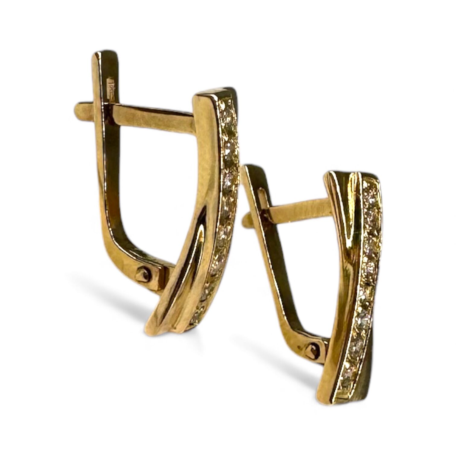 Золотые серьги