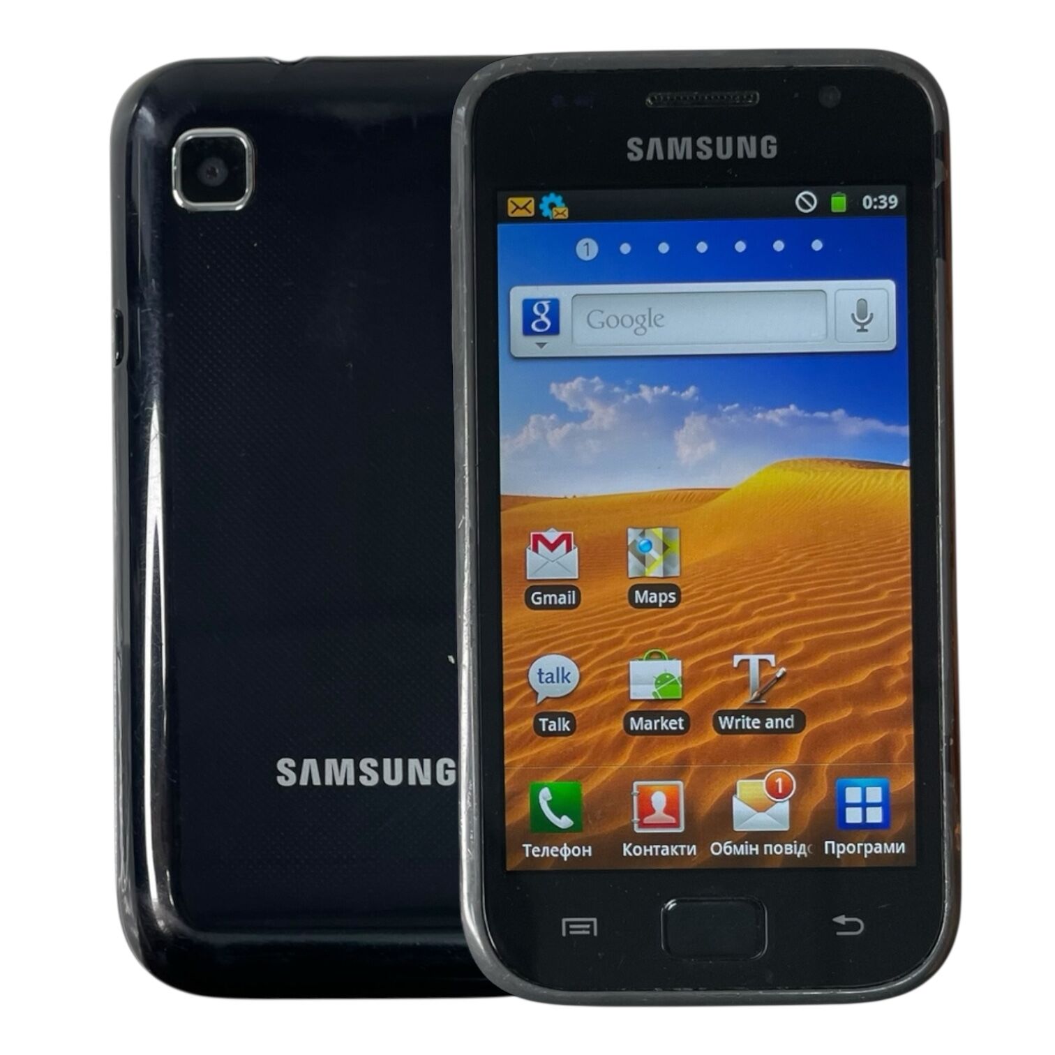 Смартфон Samsung S GT-I9000 1/8 ГБ