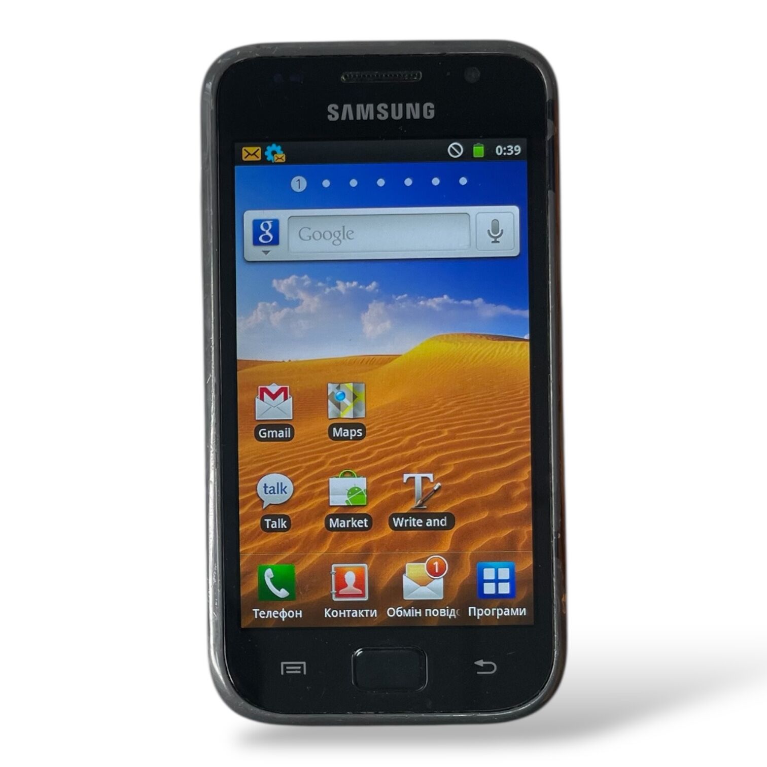 Смартфон Samsung S GT-I9000 1/8 ГБ