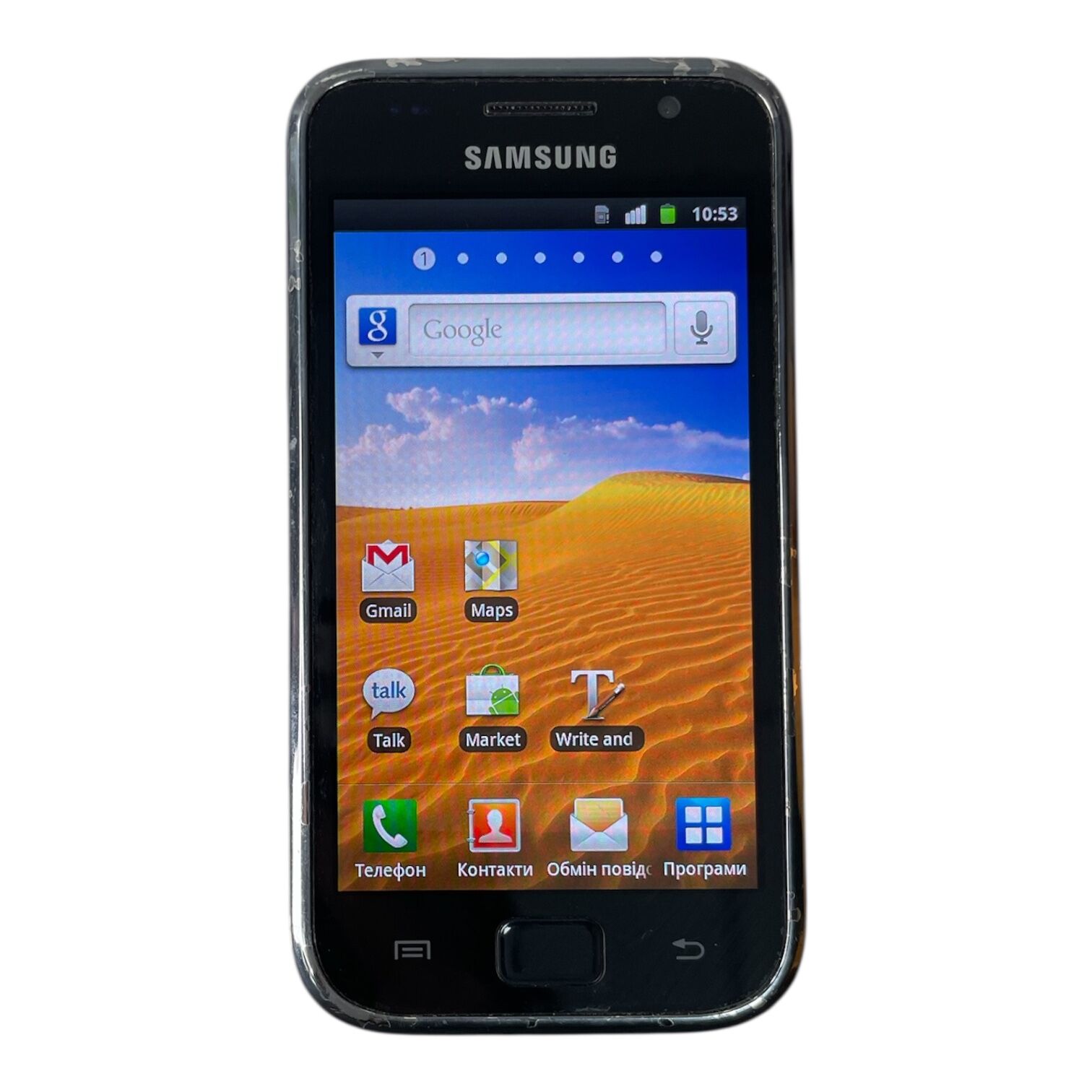 Смартфон Samsung Galaxy S 512Мb/8Gb