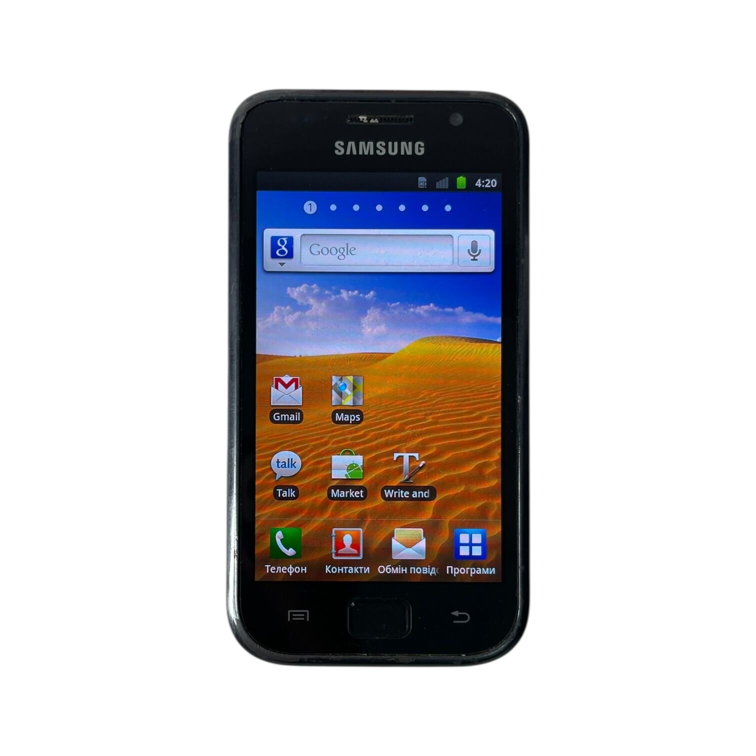 Смартфон Samsung S GT-I9000 512мб/6gb