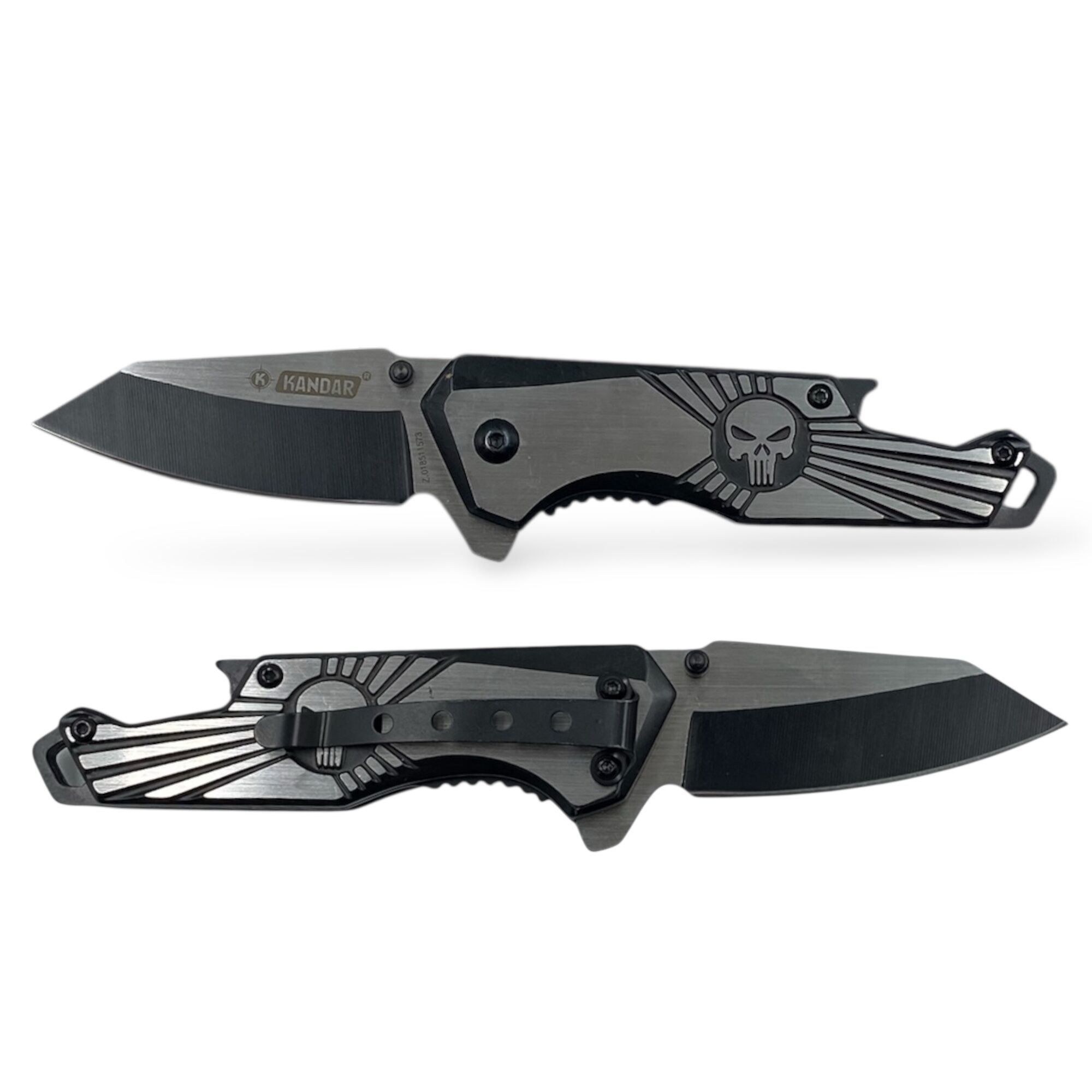 Ніж складний Kandar Skull Black Z.018511573