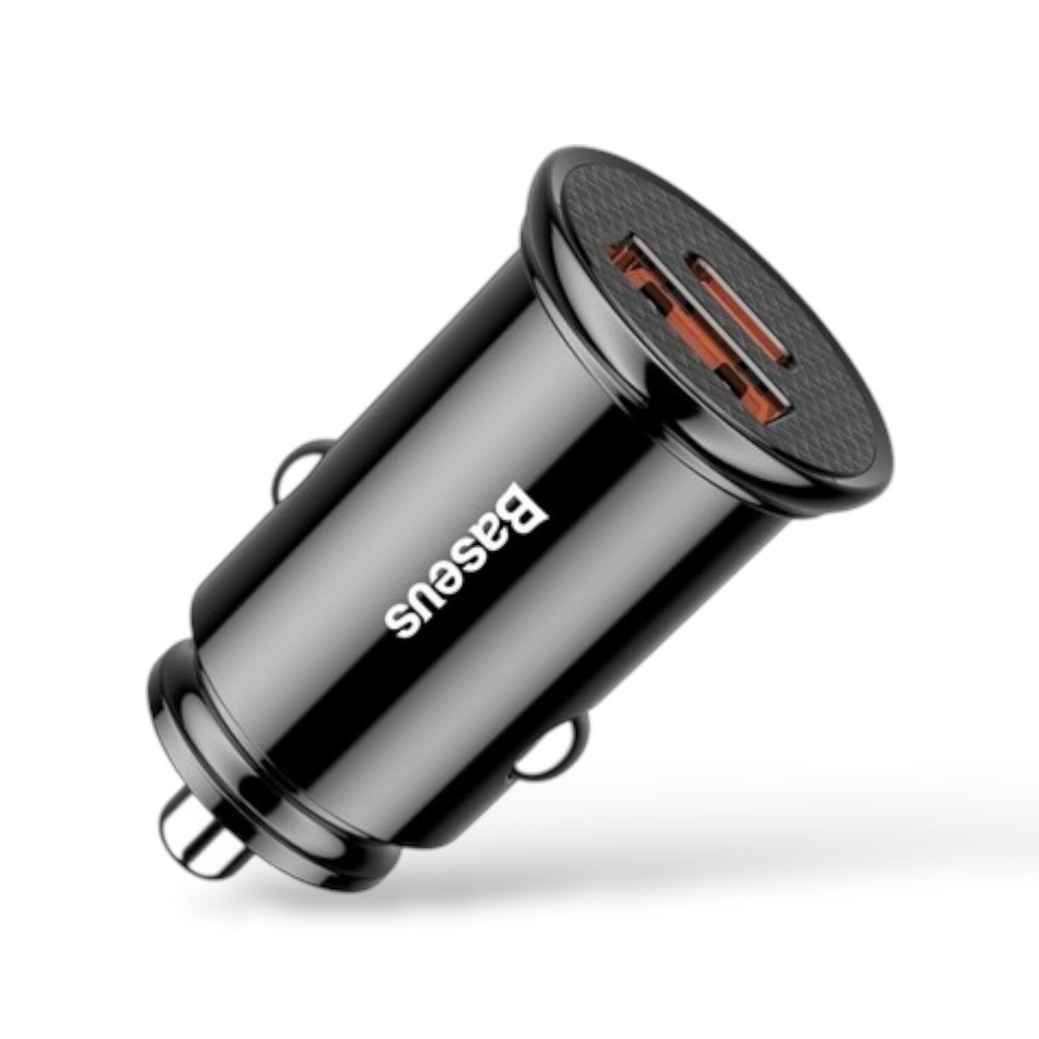 Авто адаптер Baseus Circular Plastic A+C 30W PPS QC4.0