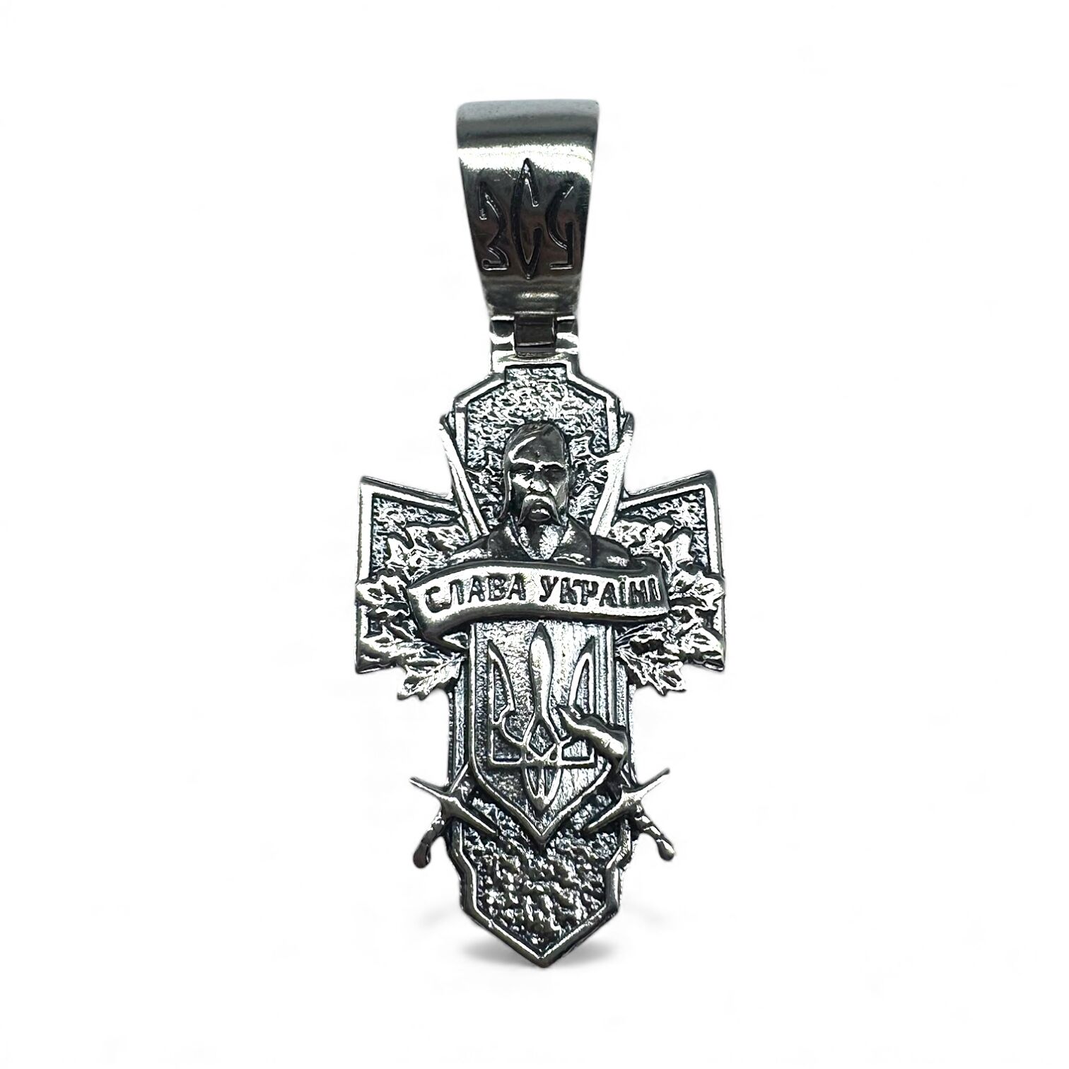 Срібна підвіска без вставок